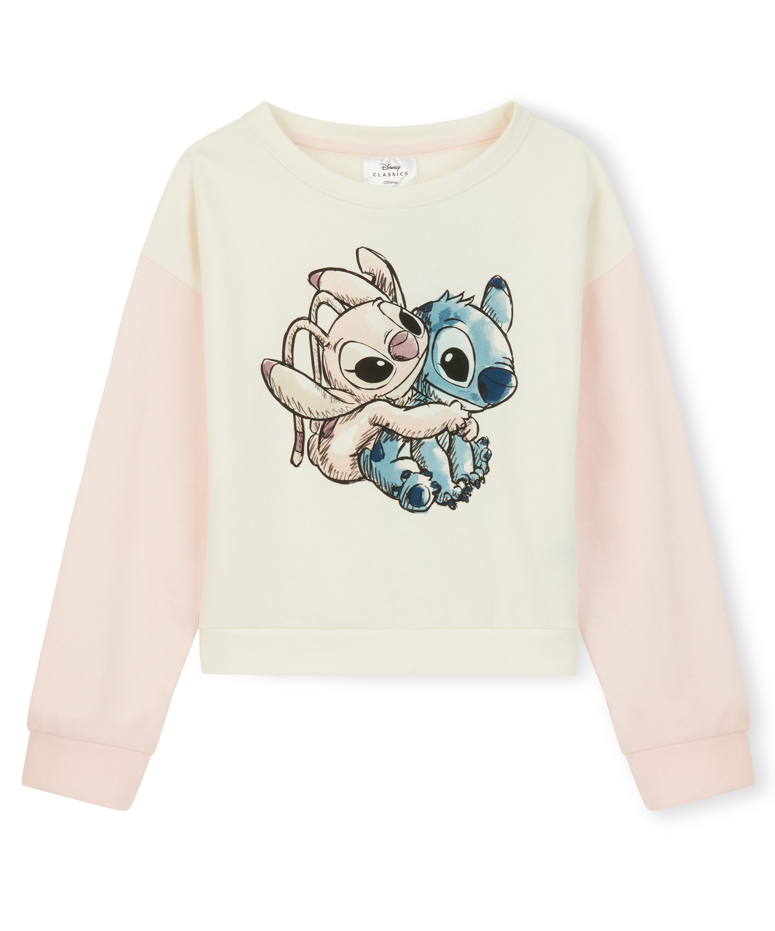 disney-stitch-sweat-cropped-fille-7-14-ans-coton image 1