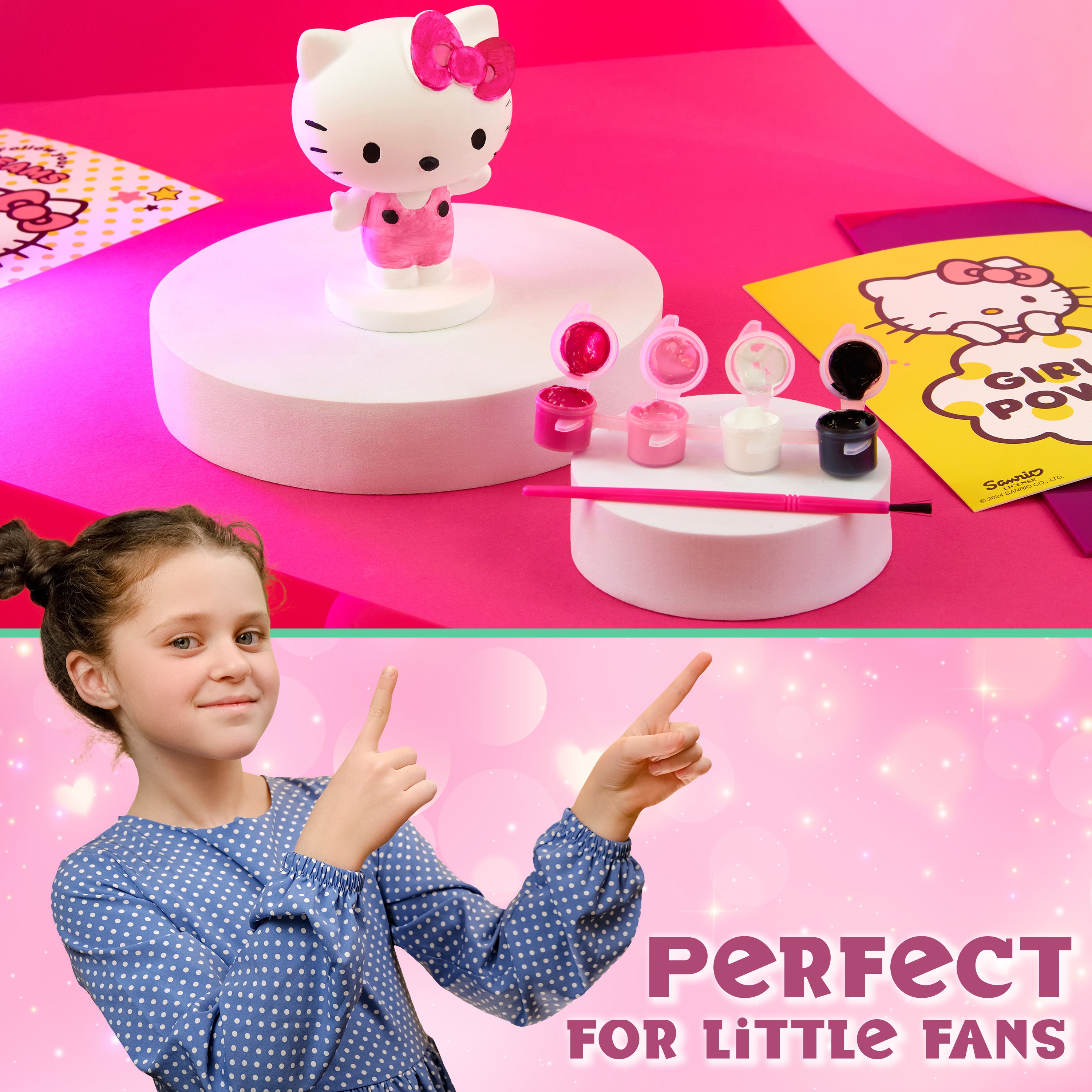 hello-kitty-kit-peinture-figurine-pl-tre-peindre-avec-pinceau image 4