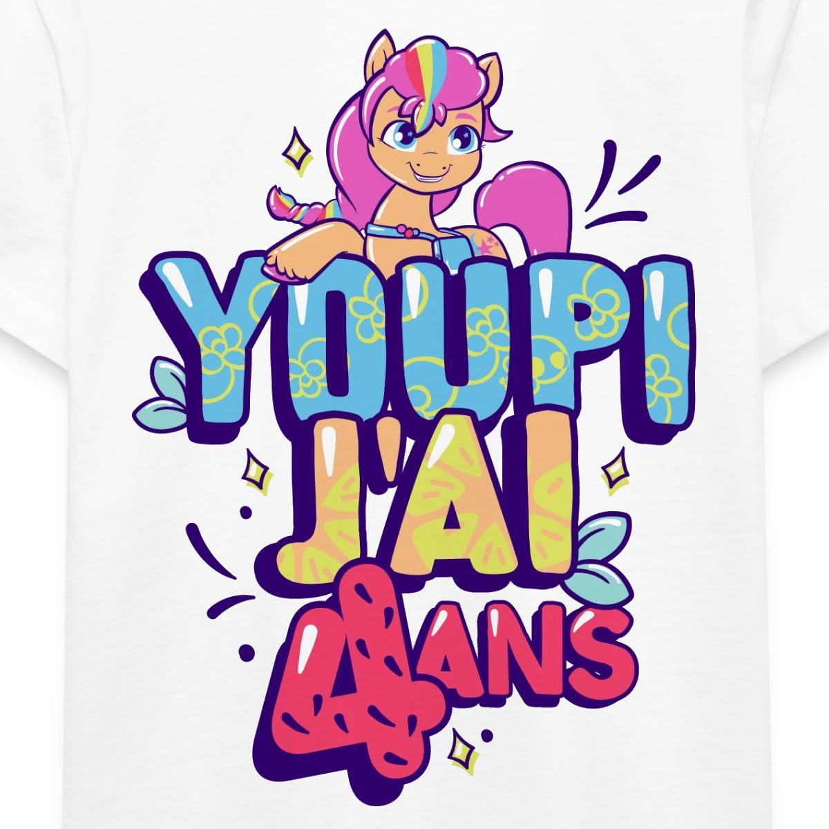 my-little-pony-4-ans-t-shirt-enfant-coton-bio-4-ans image 2