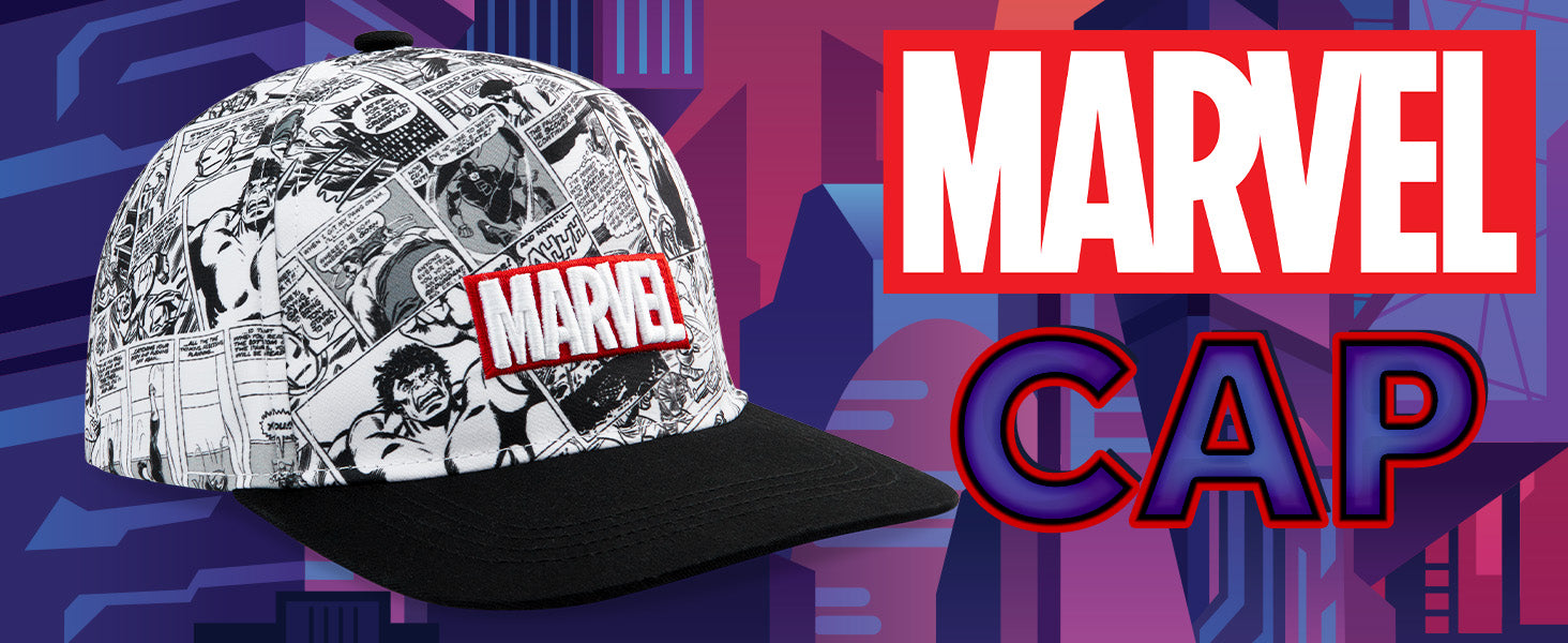 get-trend-boys-marvel-casquette-baseball-gar-on-noir-r-glable image 6