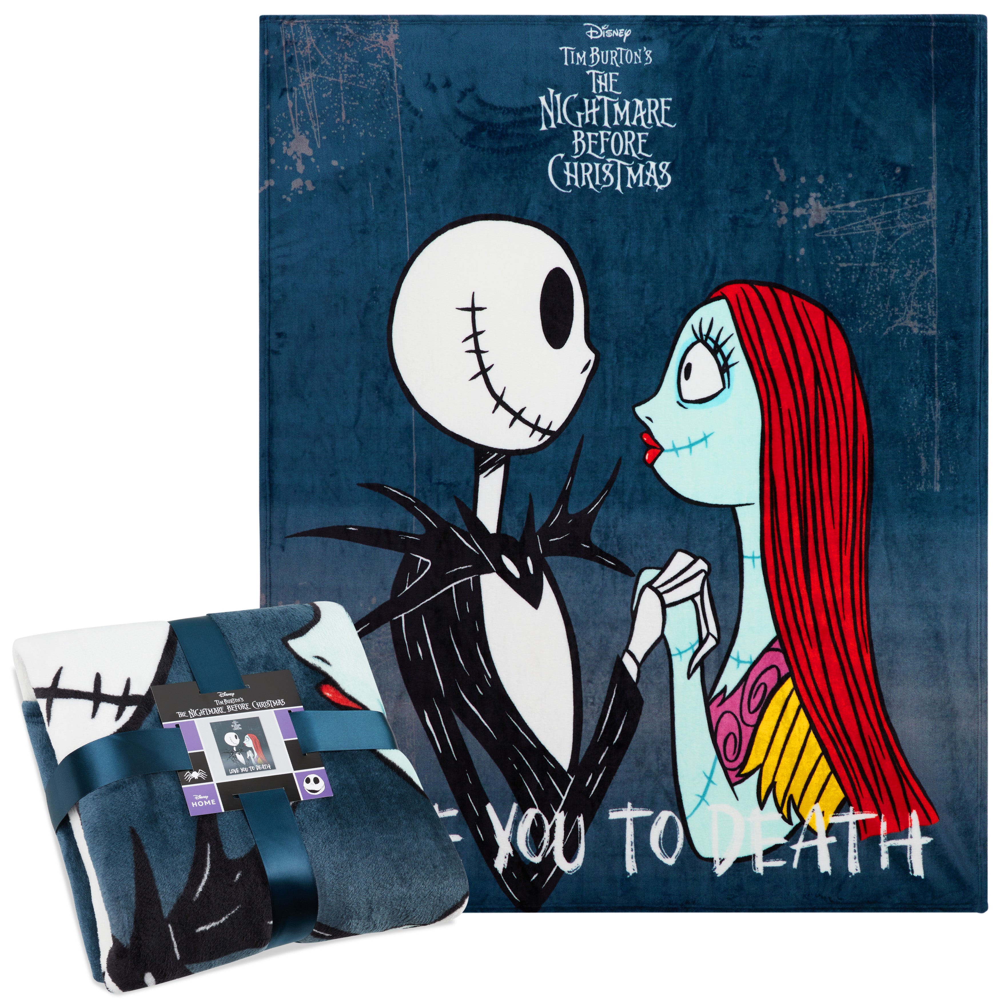 disney-nightmare-before-christmas-plaid-polaire-150x130-cm-multi image 1