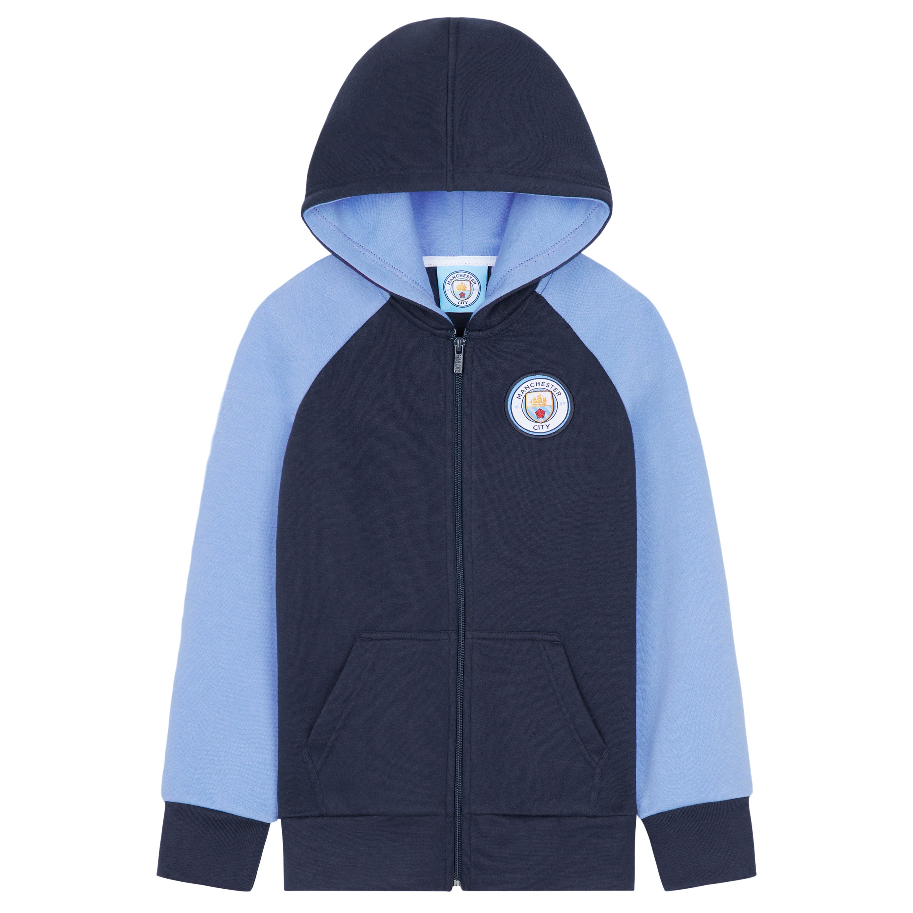 manchester-city-sweat-capuche-zipp-gar-on-poches-7-14-ans image 2