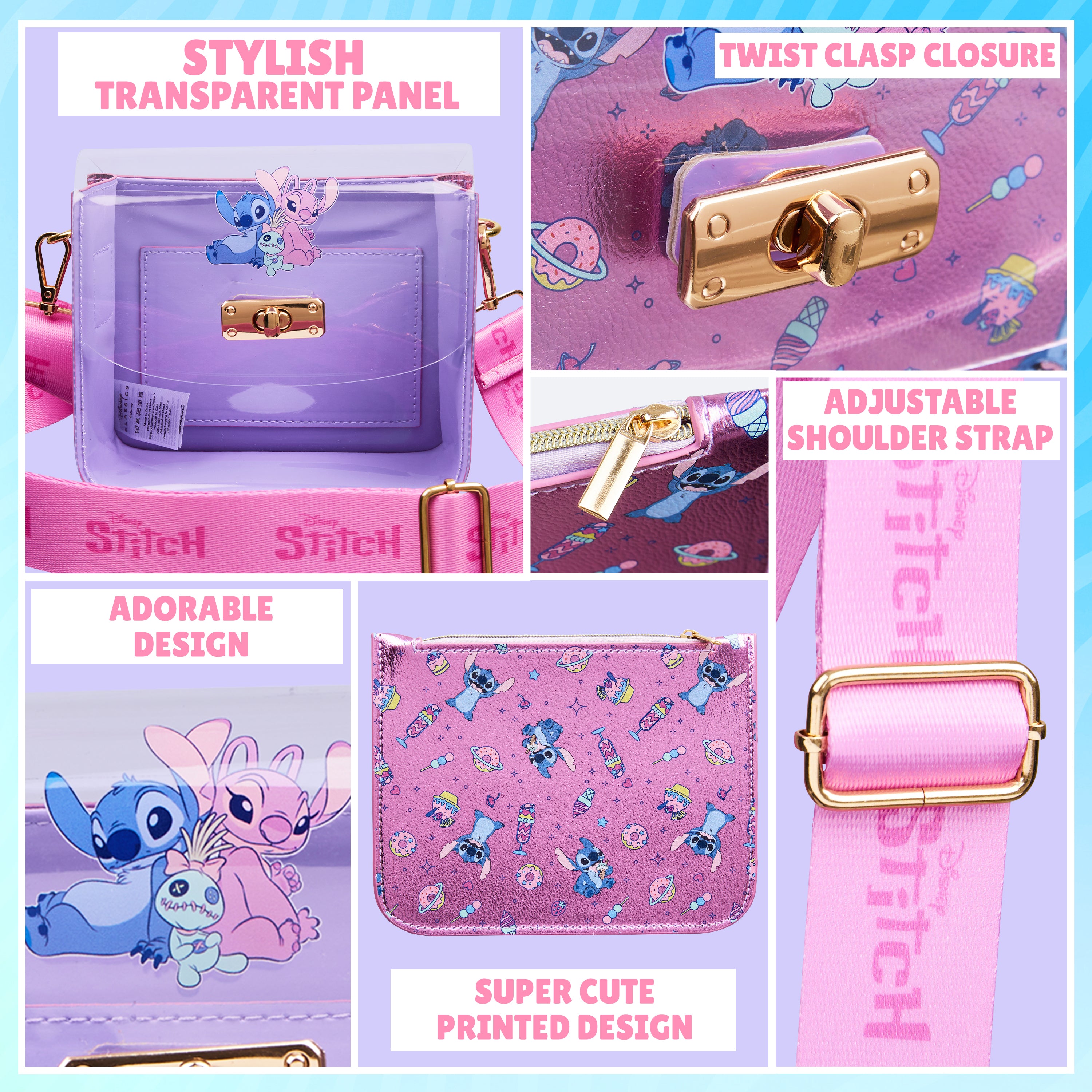 disney-stitch-sac-bandouli-re-fille-porte-monnaie image 4