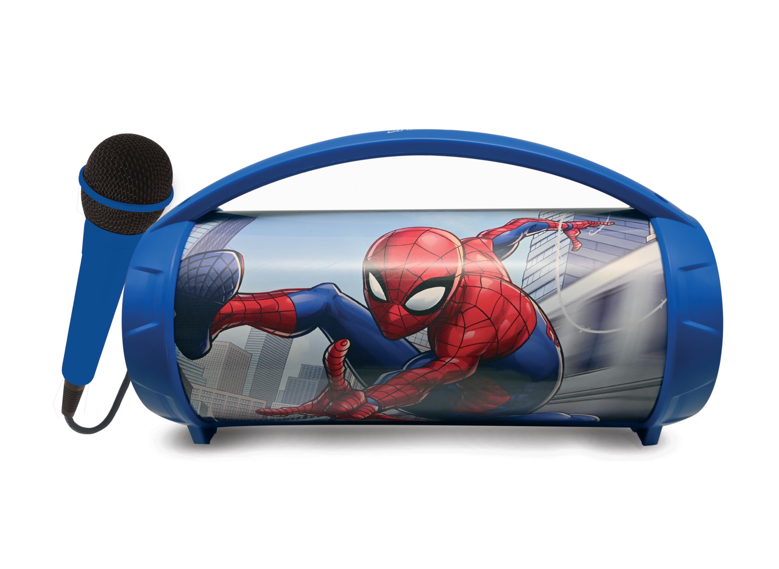 lexibook-spider-man-btp585spzlxb-enceinte-karaok-bleue image 6