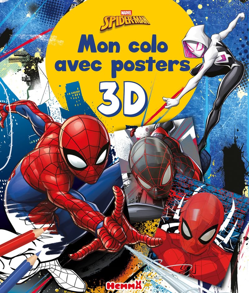 marvel-spider-man-mon-colo-avec-posters-livre-coloriage-5-ans-3d image 3
