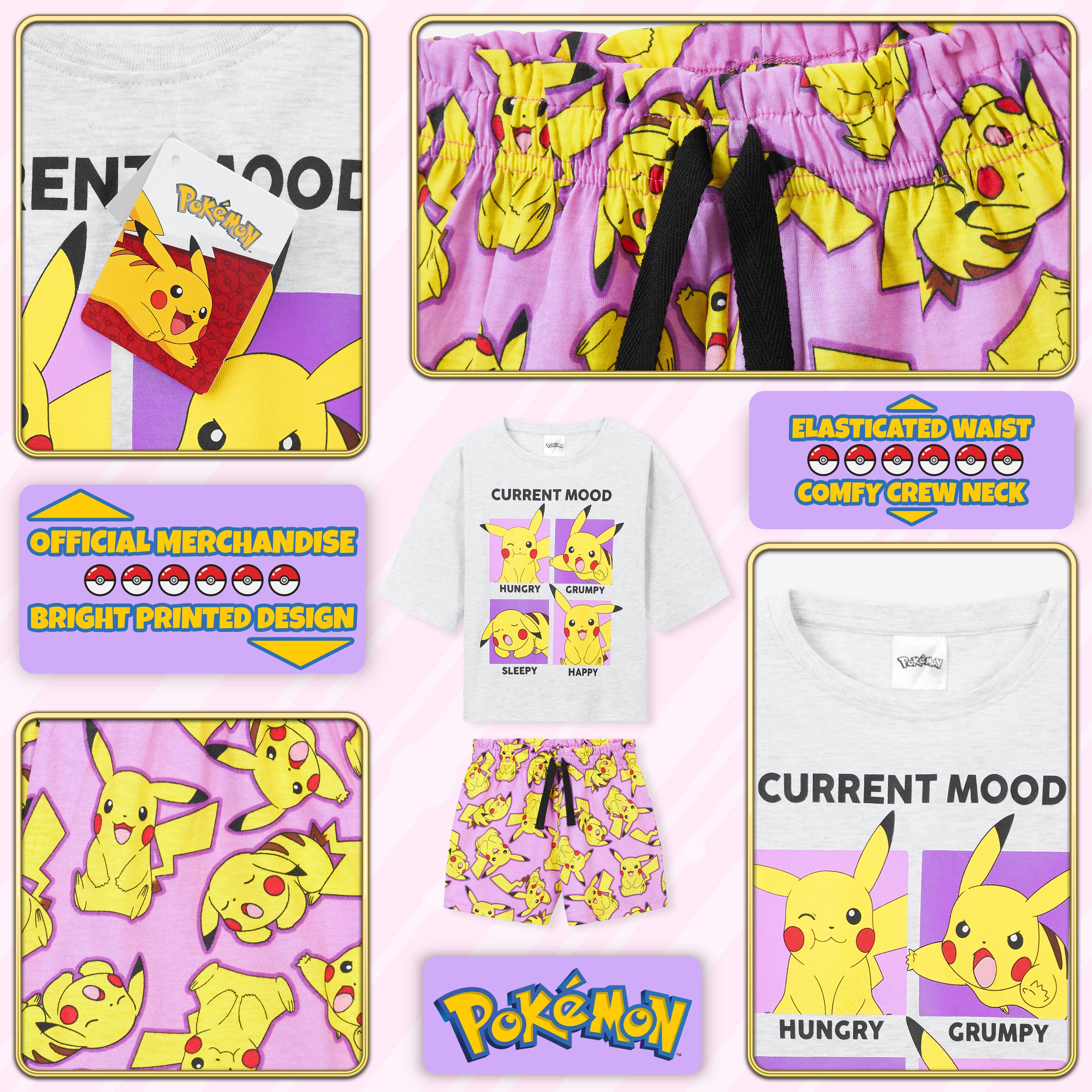 pok-mon-pyjama-short-fille-pikachu-ensemble-9-10-ans image 3