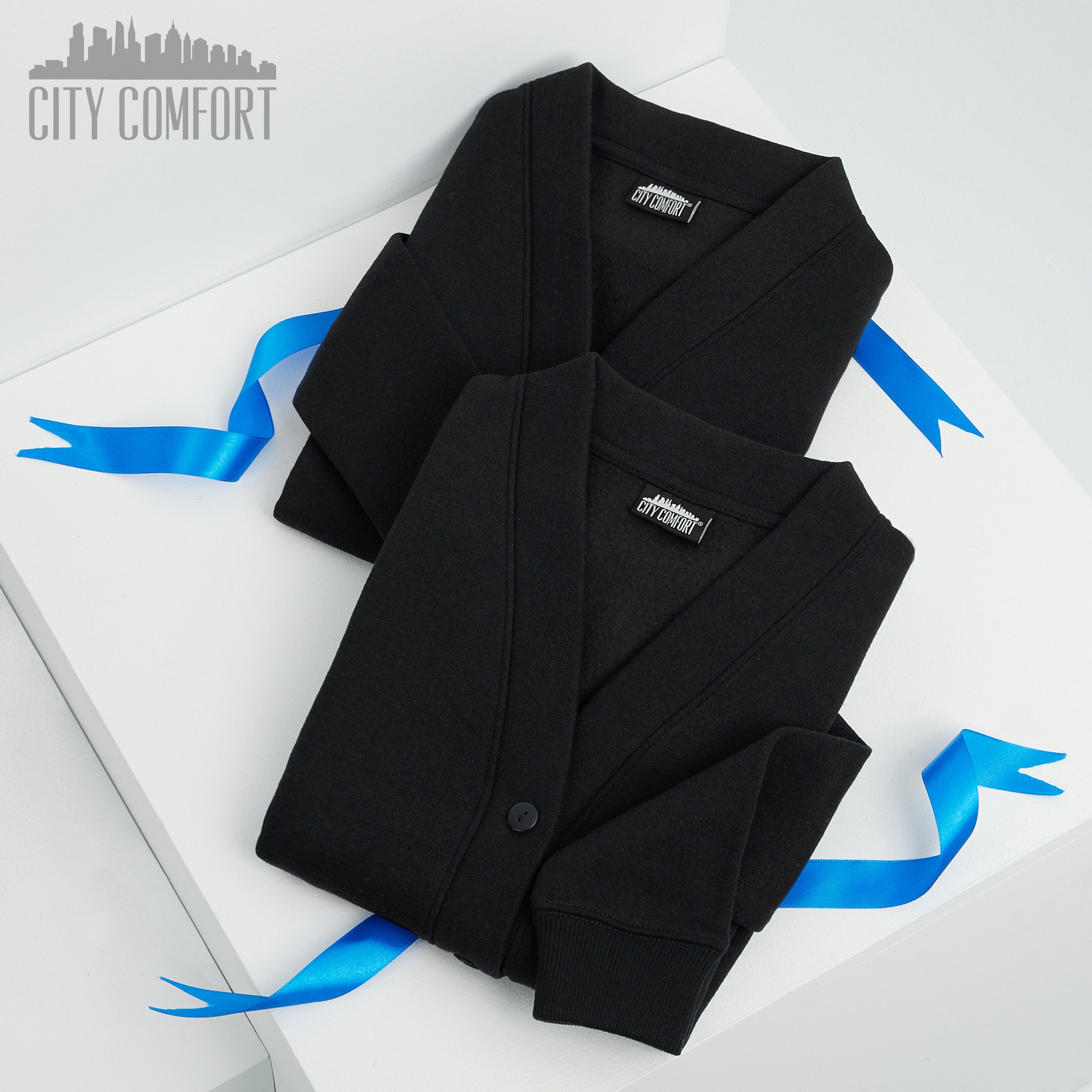 citycomfort-lot-2-cardigans-cole-enfant-noir-coton-7-8-ans image 3