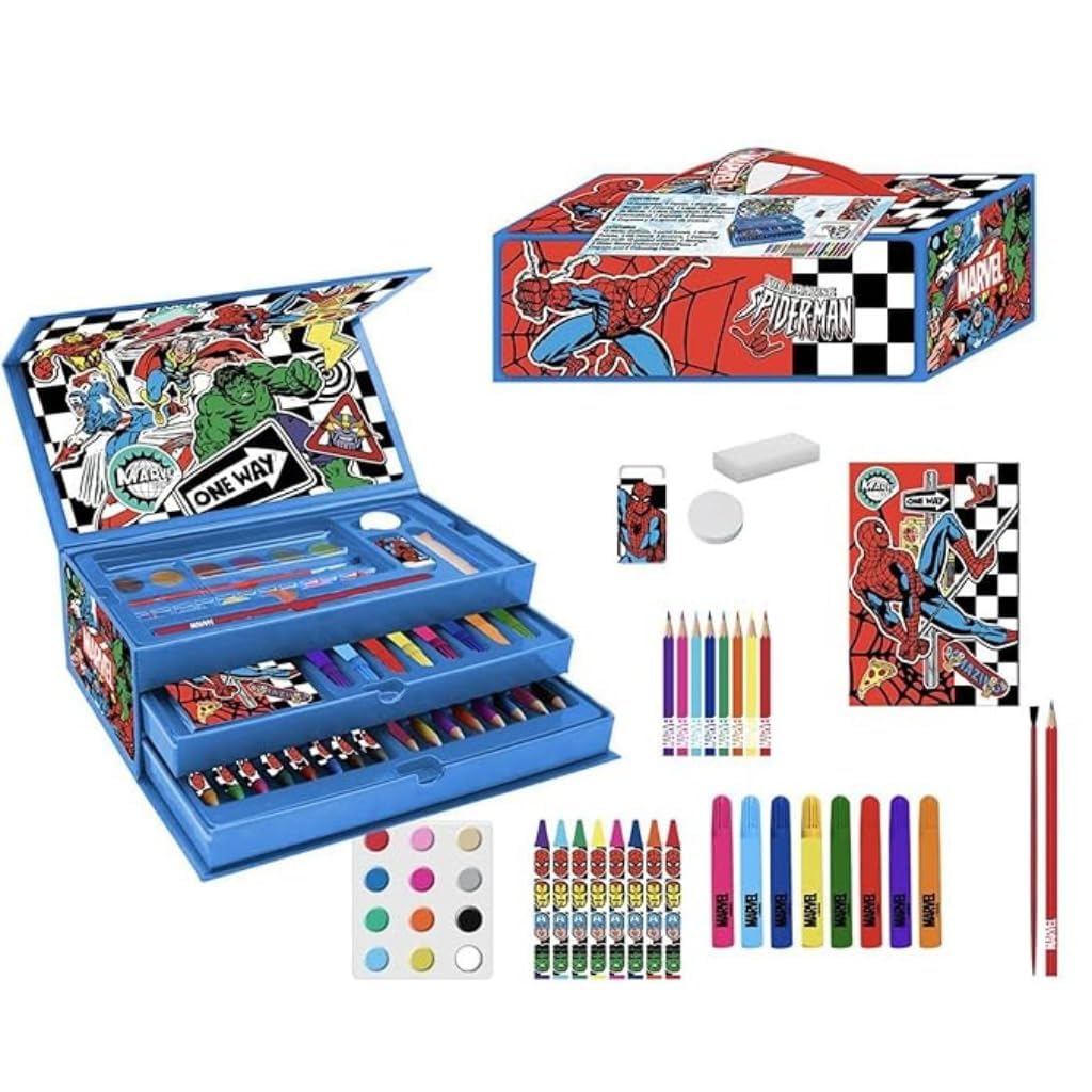 marvel-avengers-set-papeterie-enfant-mallette-coloriage image 1