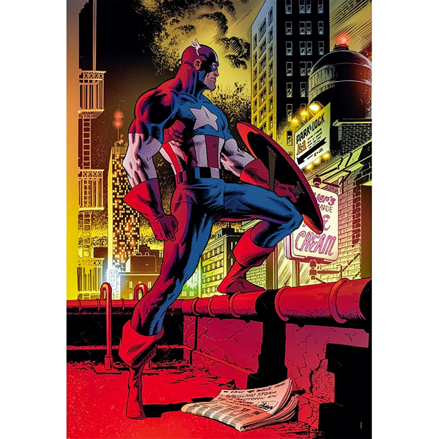 clementoni-puzzle-marvel-captain-america-1000-pieces image 2