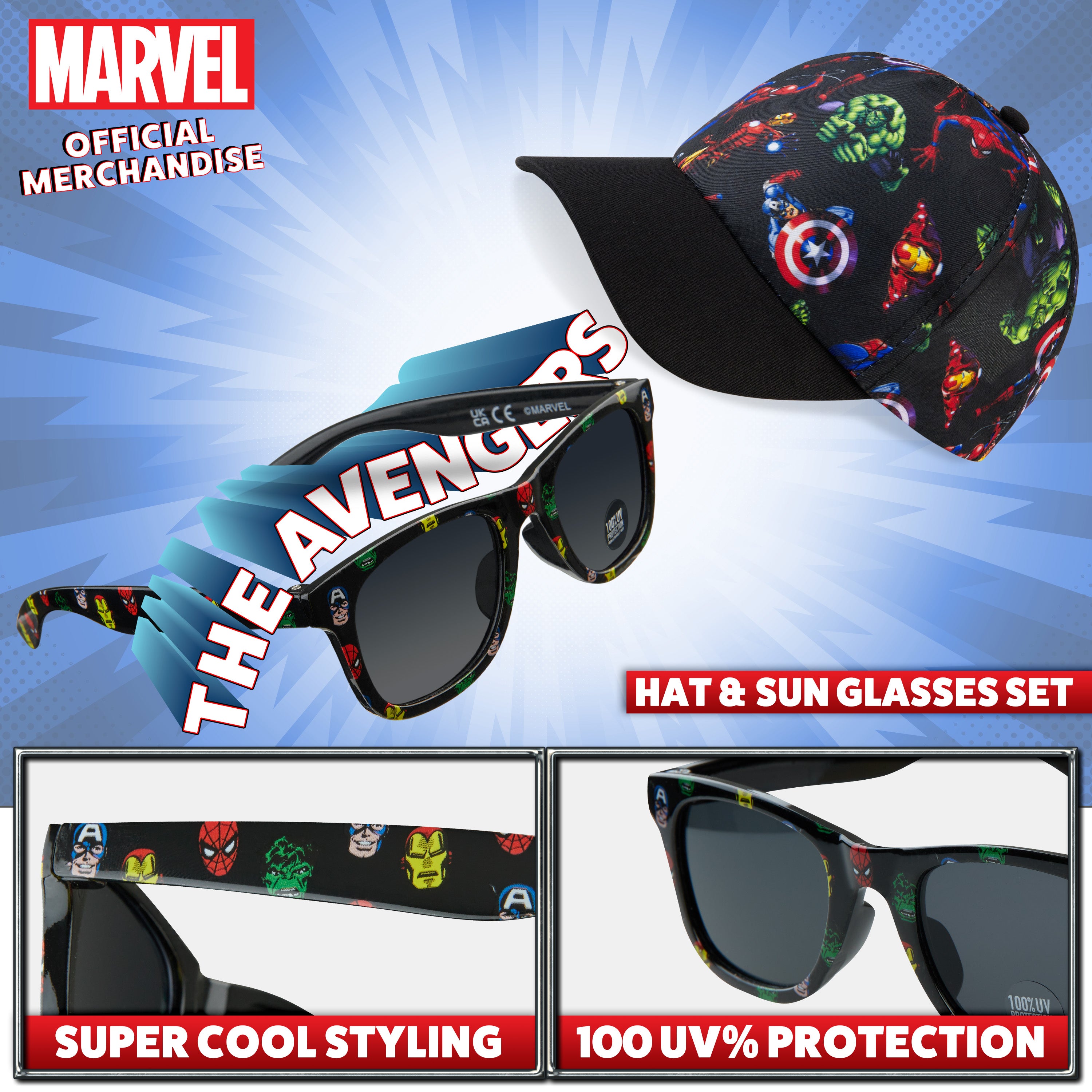 marvel-avengers-casquette-lunettes-enfant-spiderman image 3