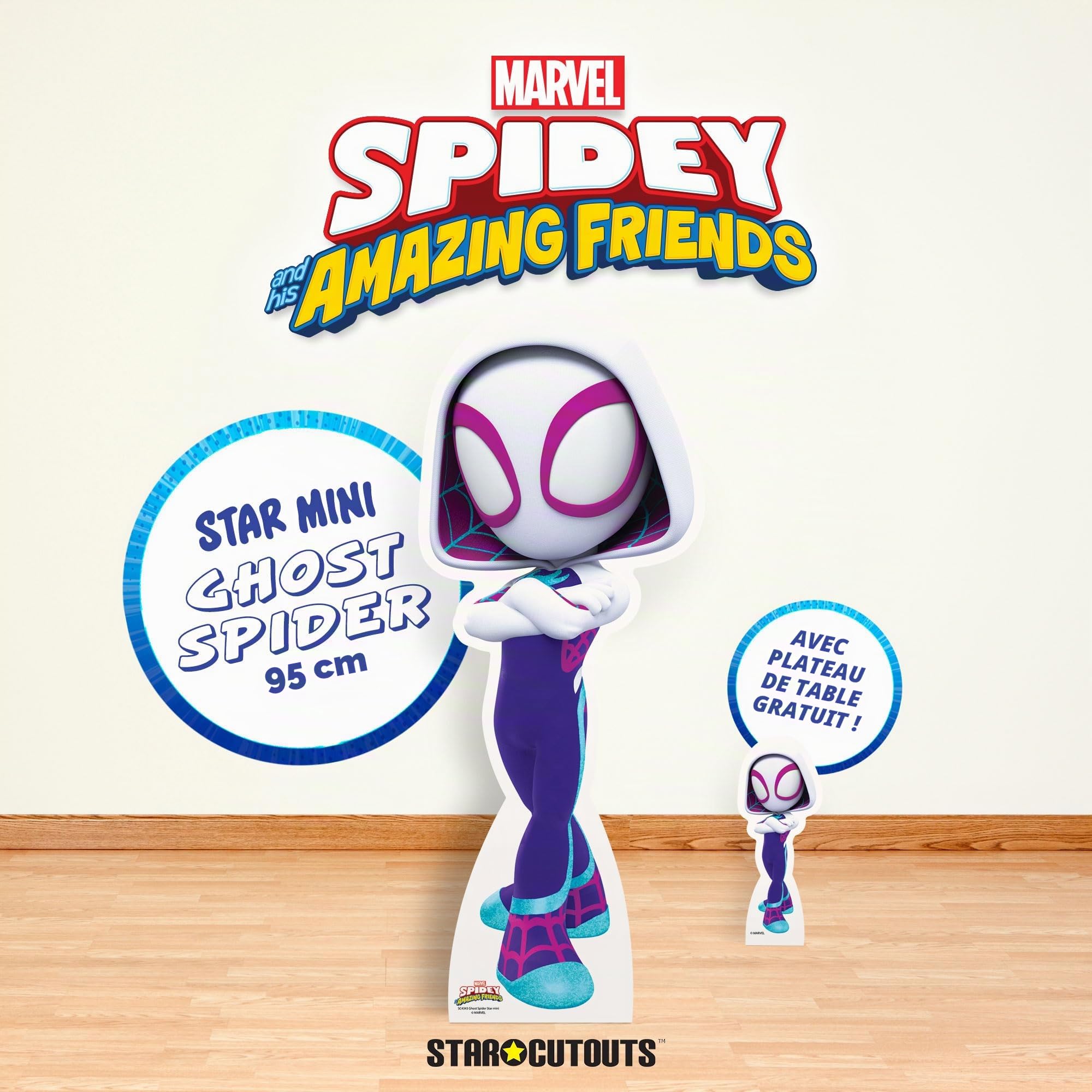 star-cutouts-spidey-ghost-spider-d-coupe-carton-araign-e-fant-me image 2