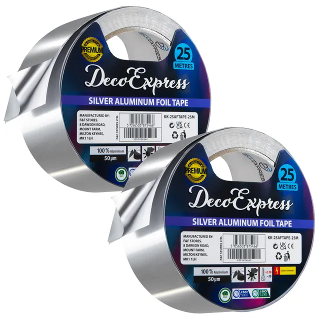 deco-express-ruban-adh-sif-aluminium-25-m-lot-2-rouleaux image 1
