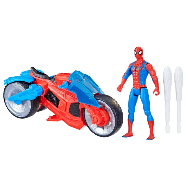 hasbro-epic-world-of-action-spider-man-arachno-moto-figurine-10-cm image 1