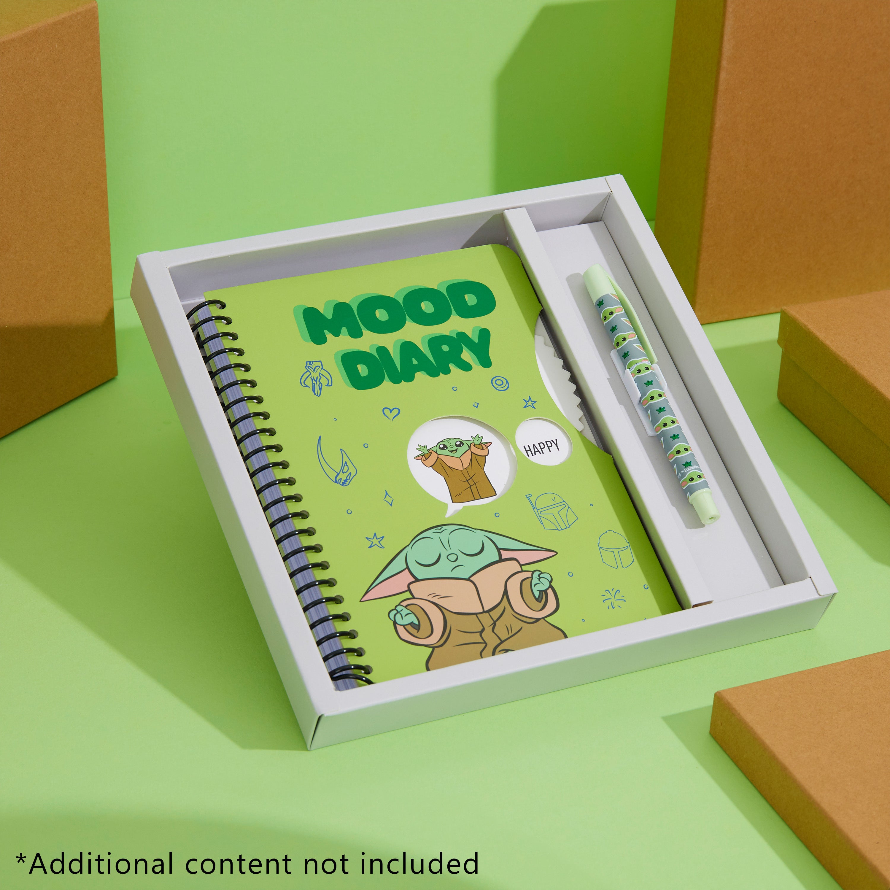 disney-journal-enfant-baby-yoda-stickers-et-stylo image 2