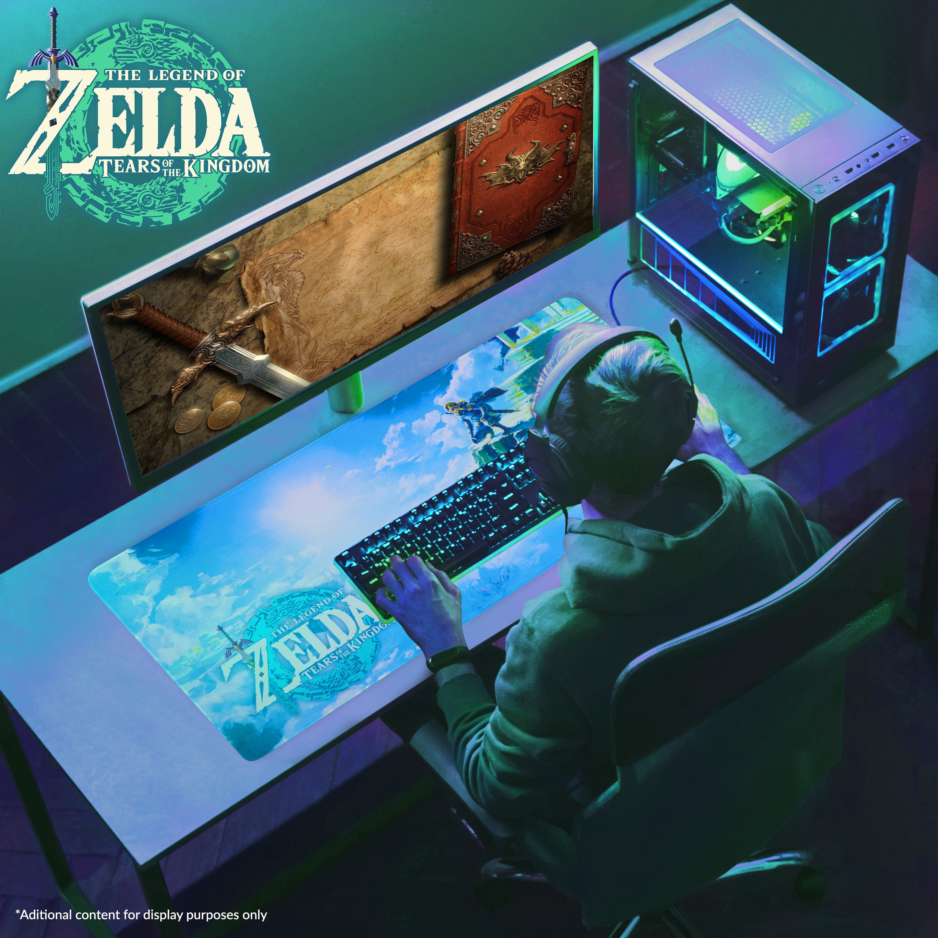 zelda-tapis-souris-xxl-80x35-cm-antid-rapant-gamer image 2