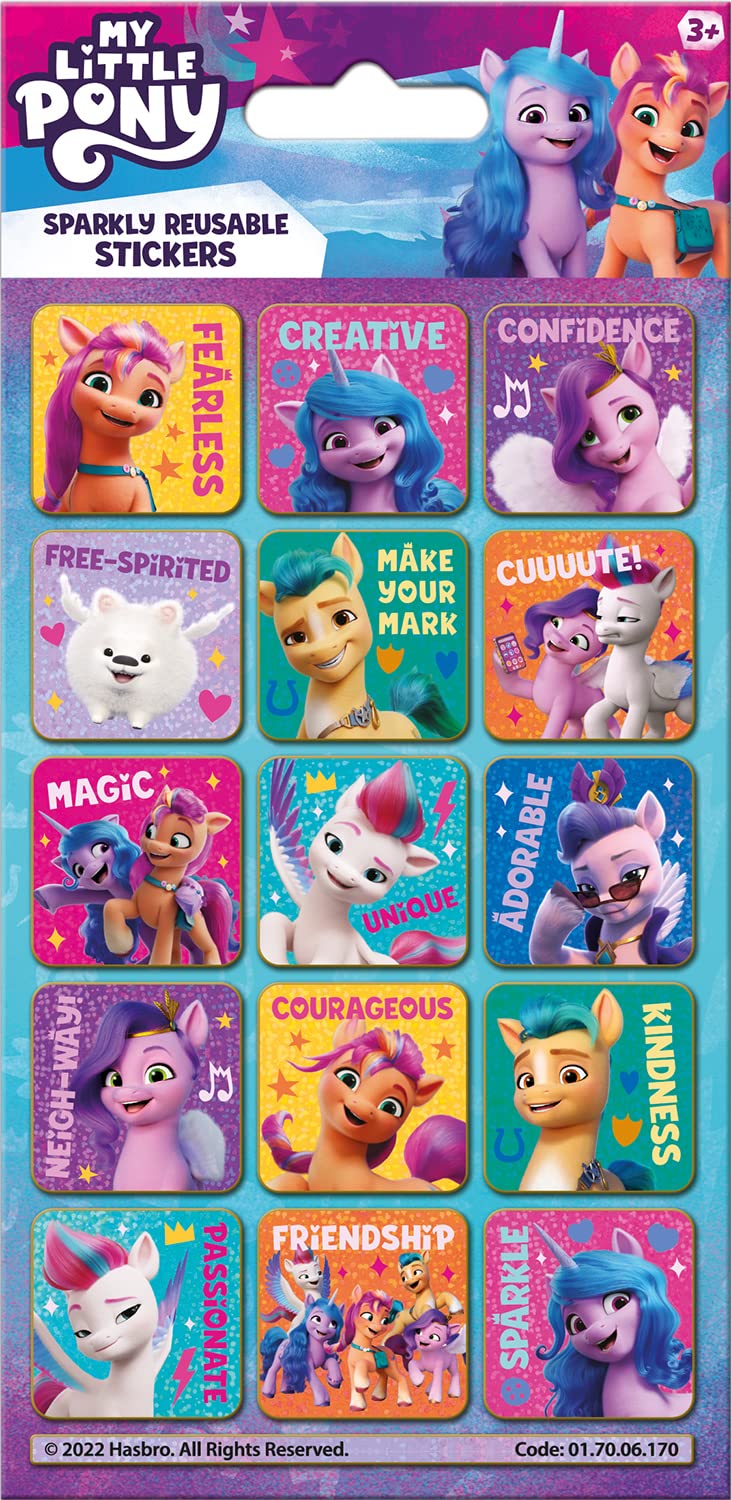 my-little-pony-autocollants-paillettes-r-utilisables-fille image 1
