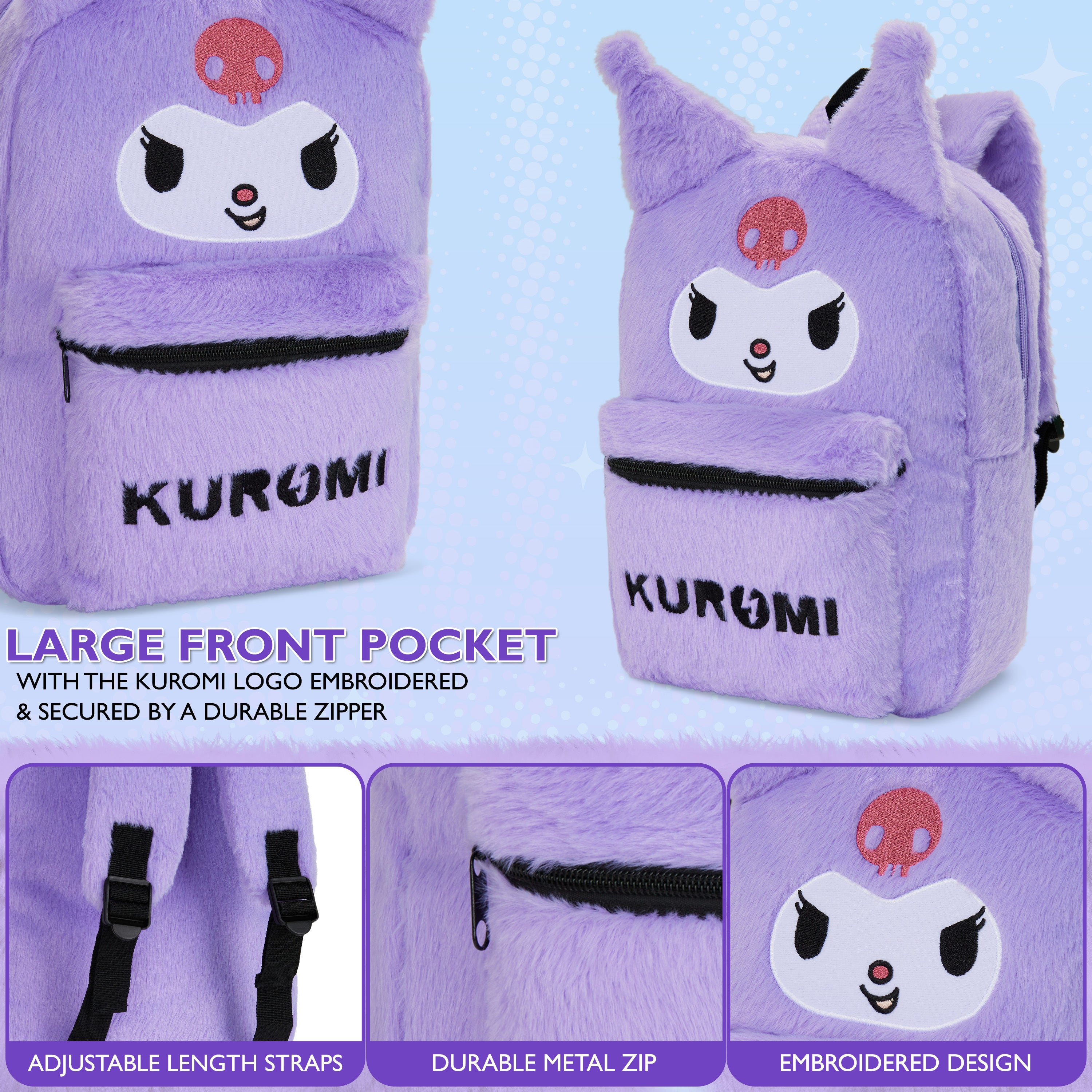 hello-kitty-sac-dos-peluche-fluffy-kawaii-rose-fille image 8