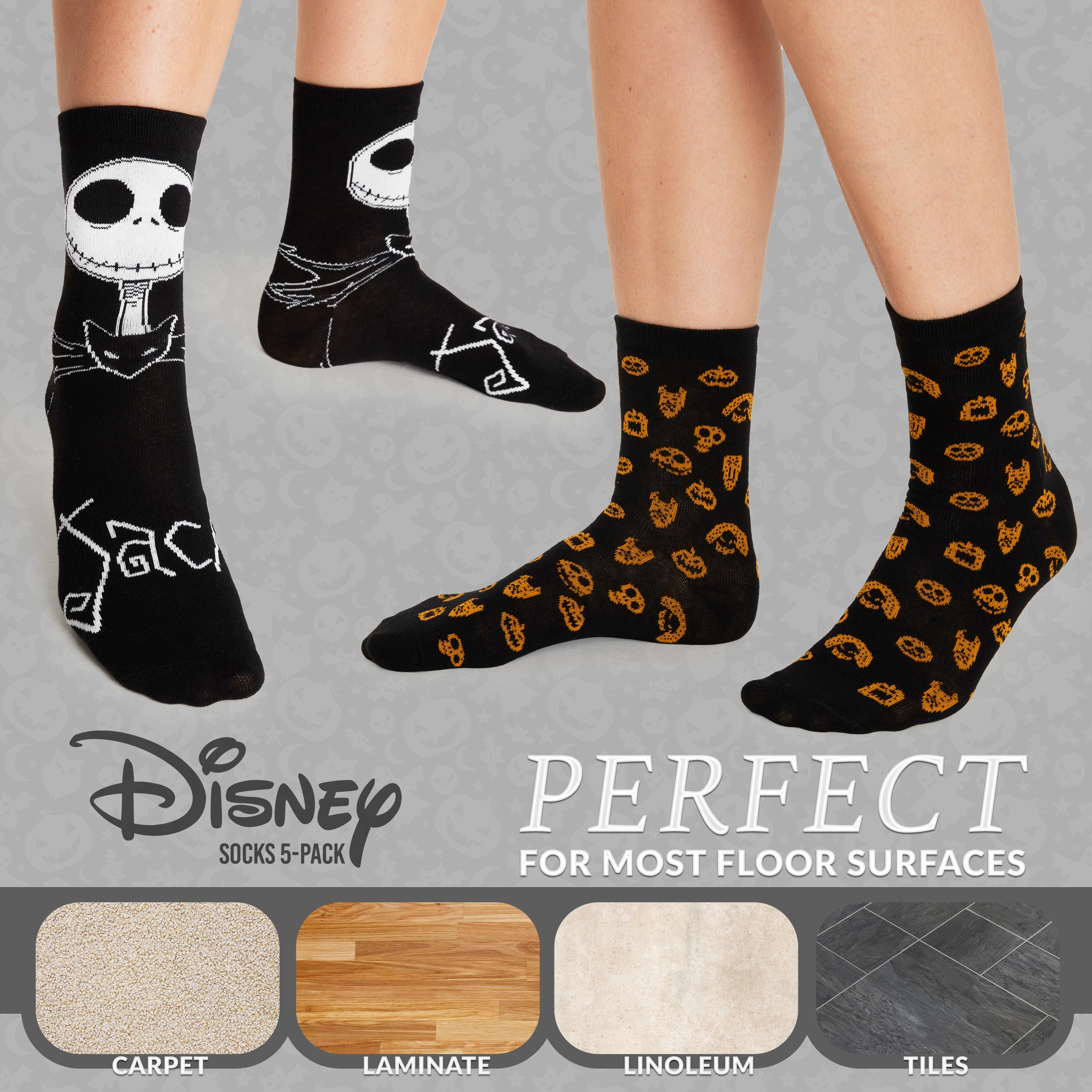 get-trend-disney-chaussettes-femme-lot-5-fantaisie image 3
