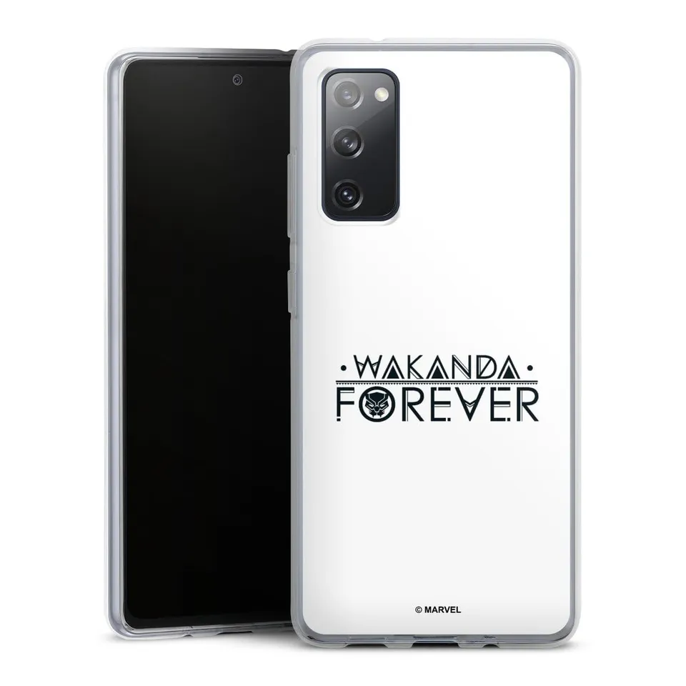 marvel-black-panther-wakanda-forever-coque-galaxy-s20-fe-silicone image 1