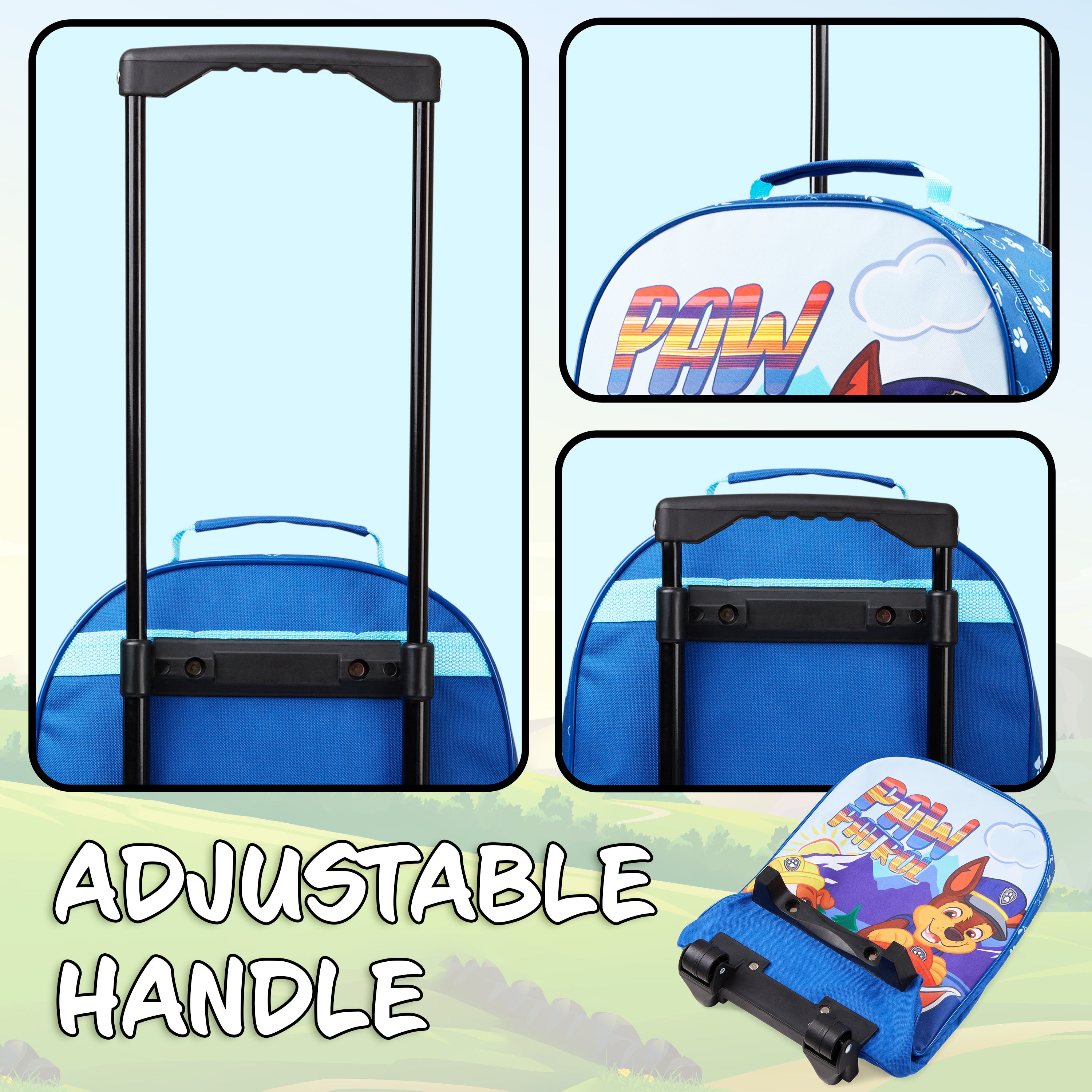 valise-pat-patrouille-gar-on-cabine-47-cm-roulettes image 3