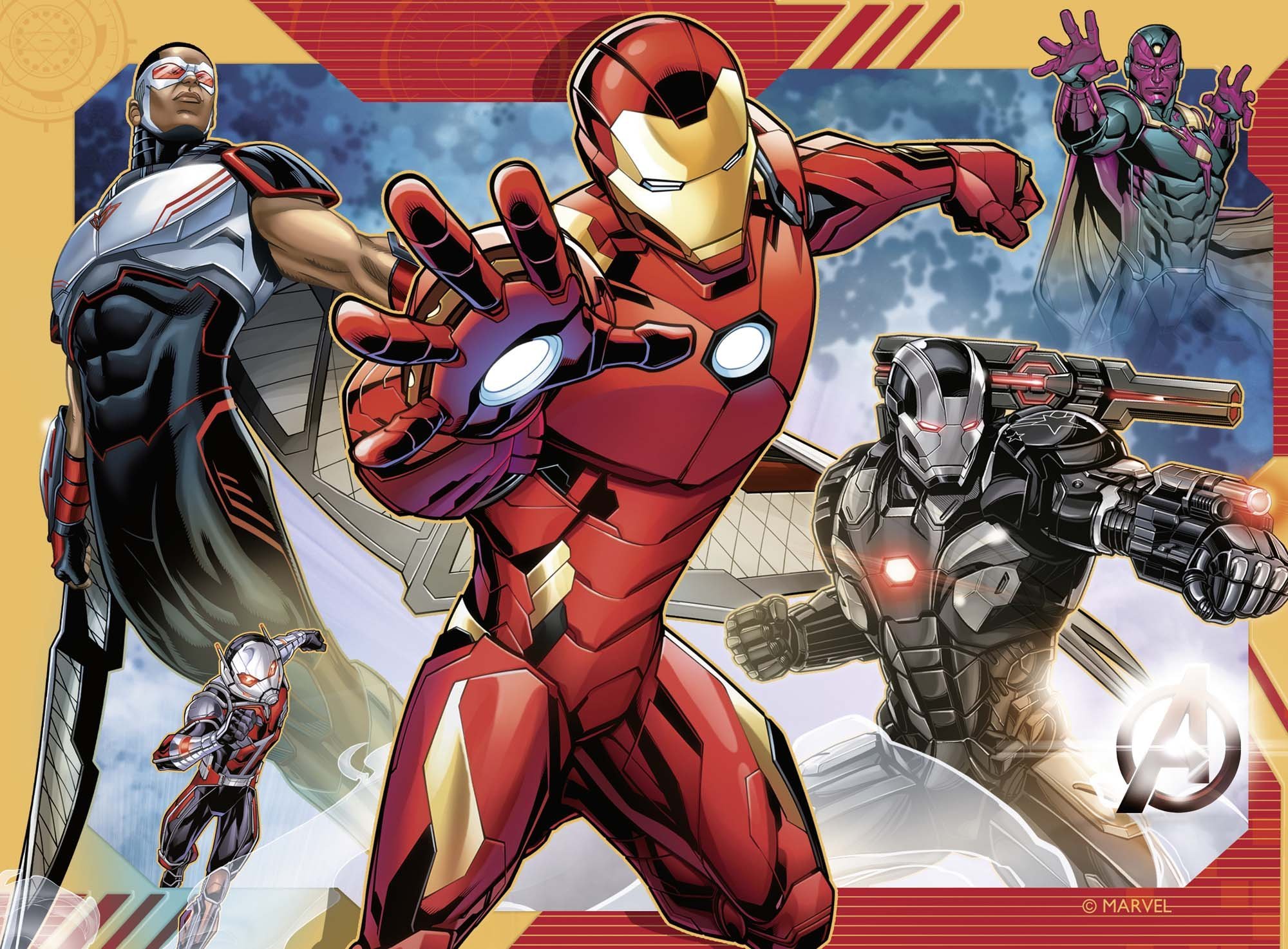ravensburger-puzzle-4-en-1-marvel-avengers-19x14-cm-3-ans image 3