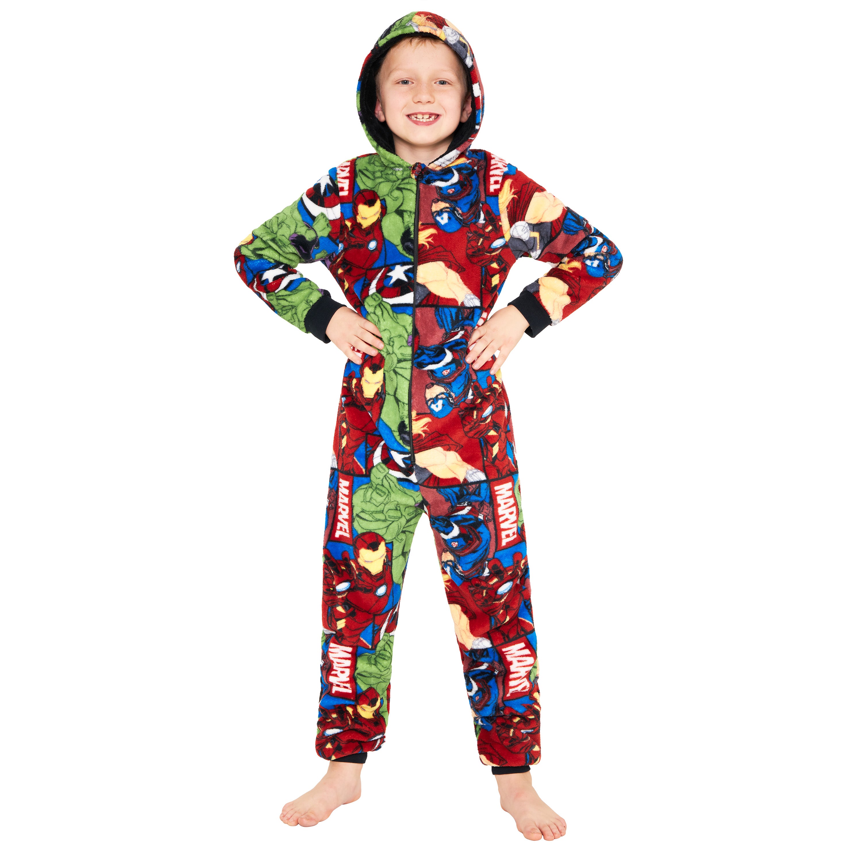 marvel-combinaison-pyjama-gar-on-polaire-7-15-ans image 1