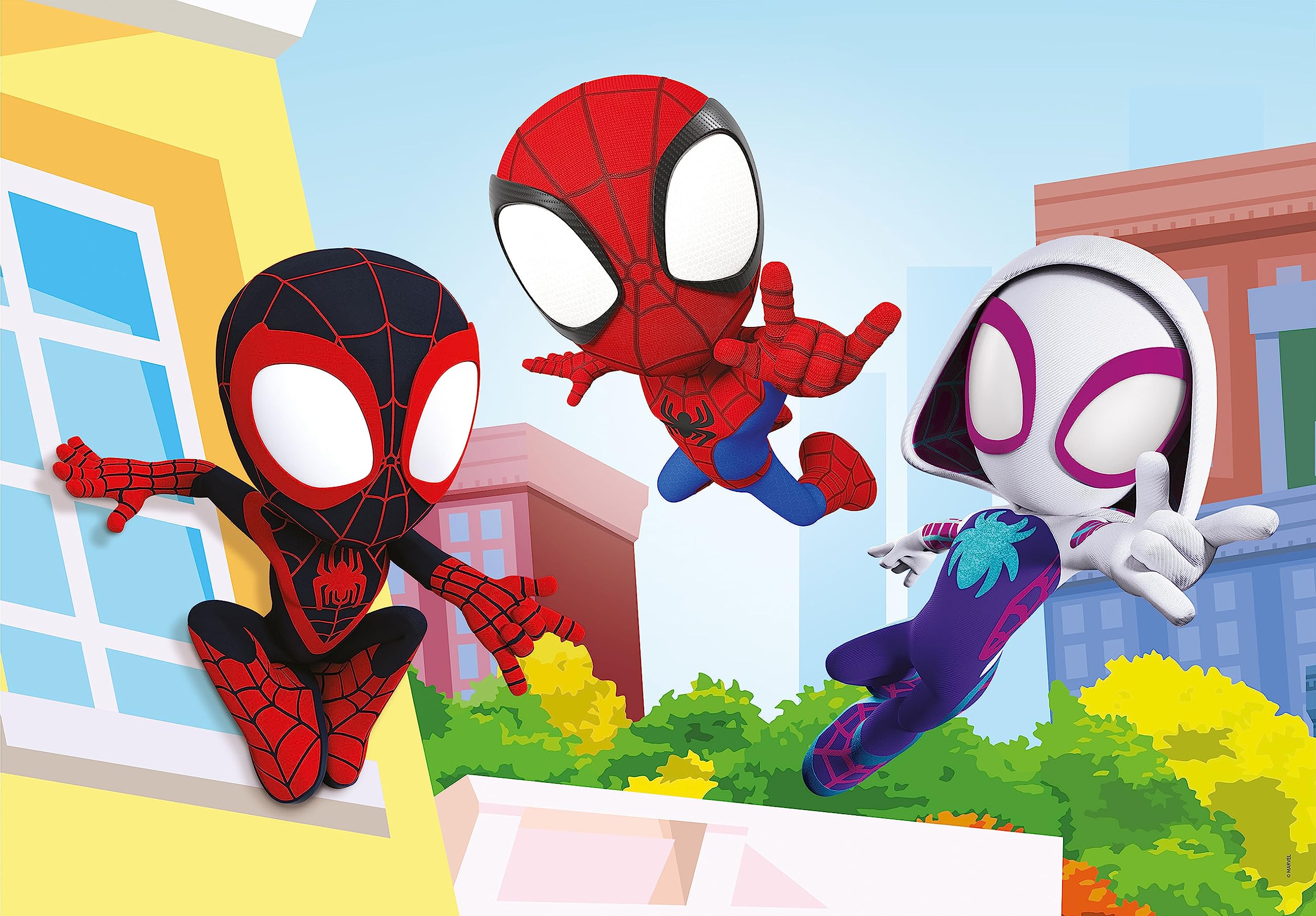 clementoni-supercolor-spidey-puzzle-enfant-2x20-pi-ces-3-ans image 4