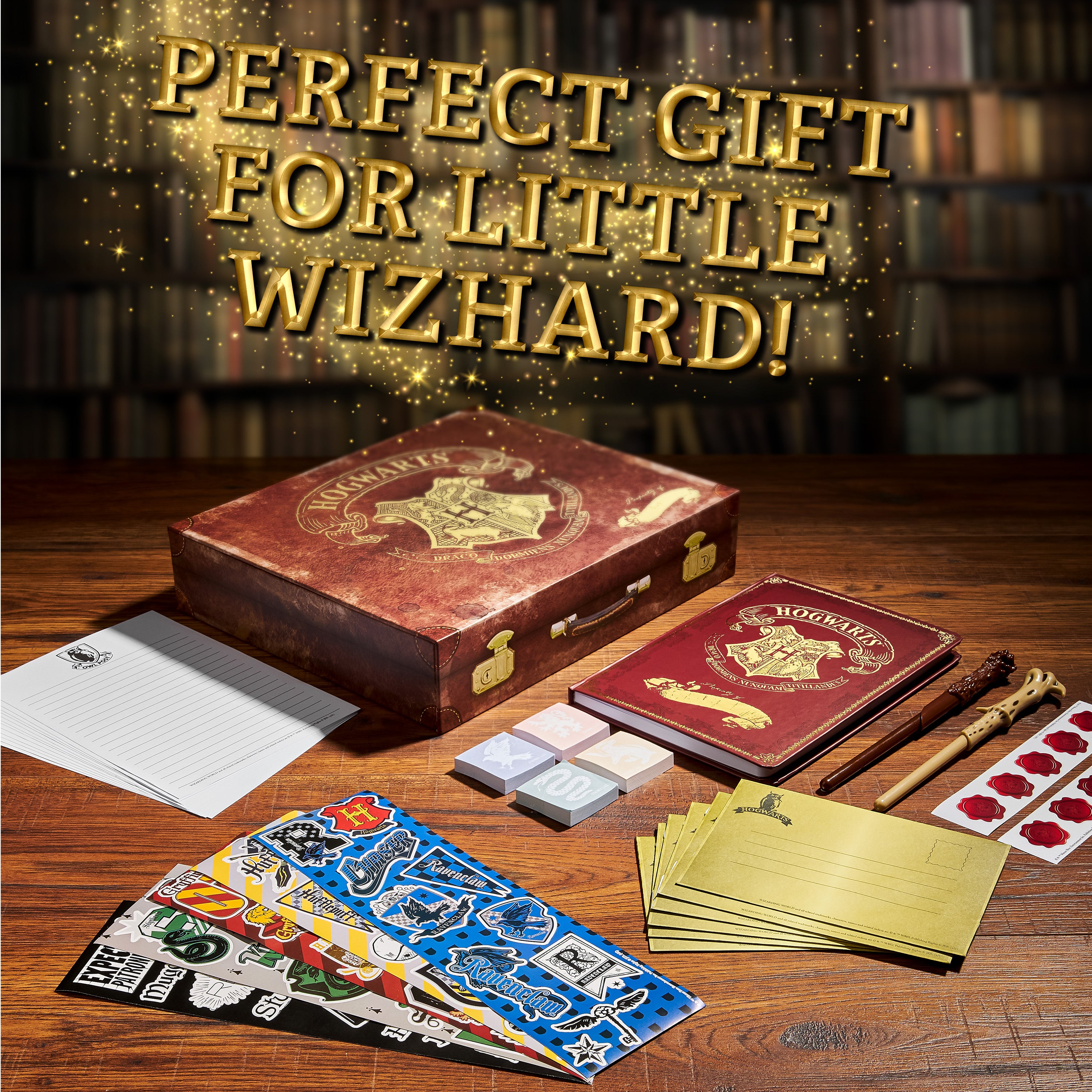harry-potter-set-papeterie-coffret-carnet-stylo-baguette-poudlard image 5