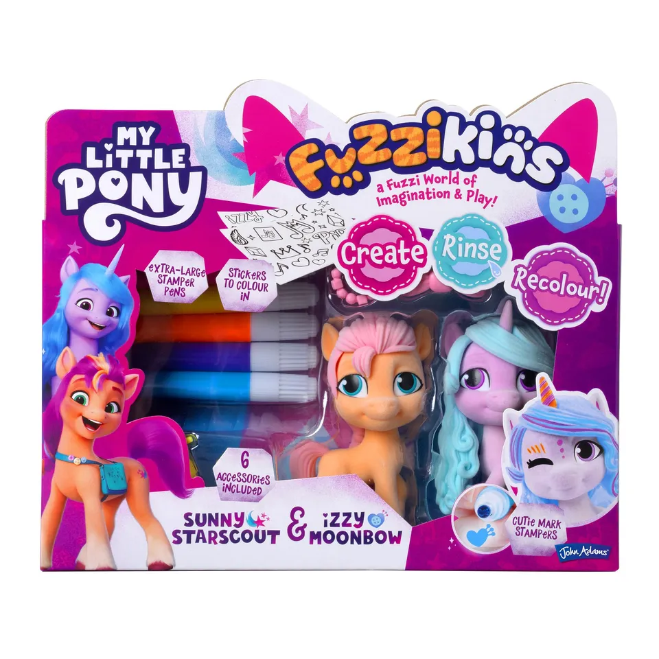 my-little-pony-fuzzikins-lot-2-sacs-dos-colorier image 1