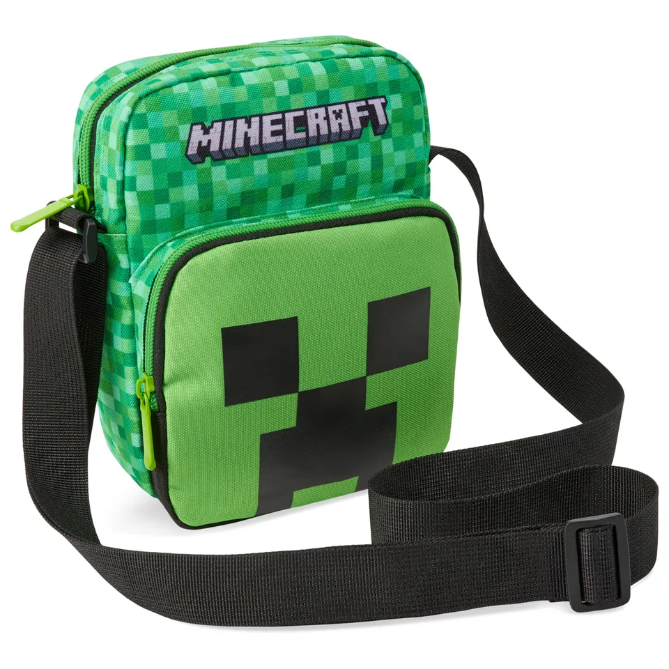 minecraft-sac-bandouli-re-enfant-creeper-r-glable image 1