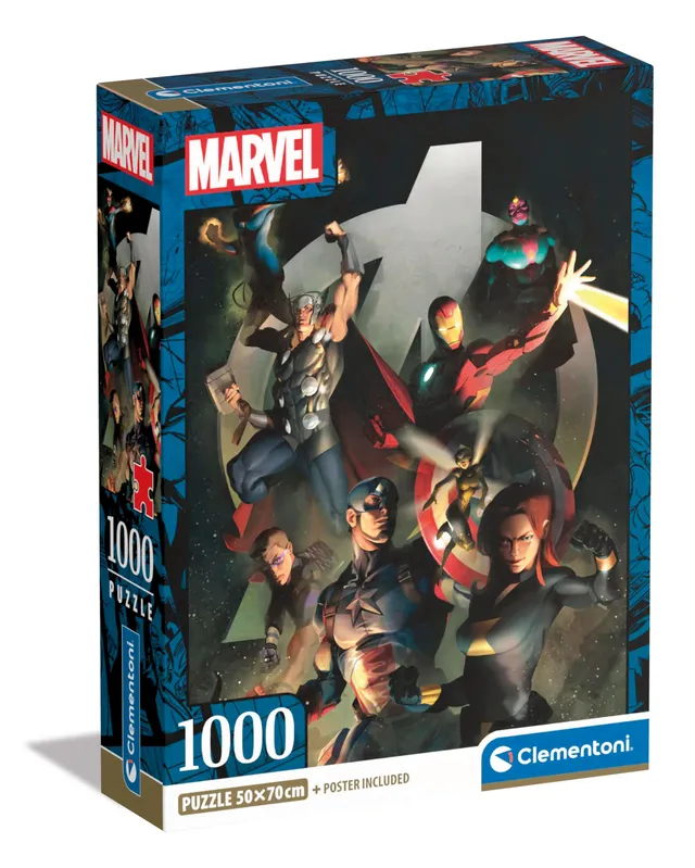 marvel-les-avengers-compact-puzzle-1000-pi-ces-70x50cm-adulte image 1