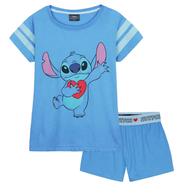 pyjama-disney-stitch-fille-short-7-8-ans-coton image 1
