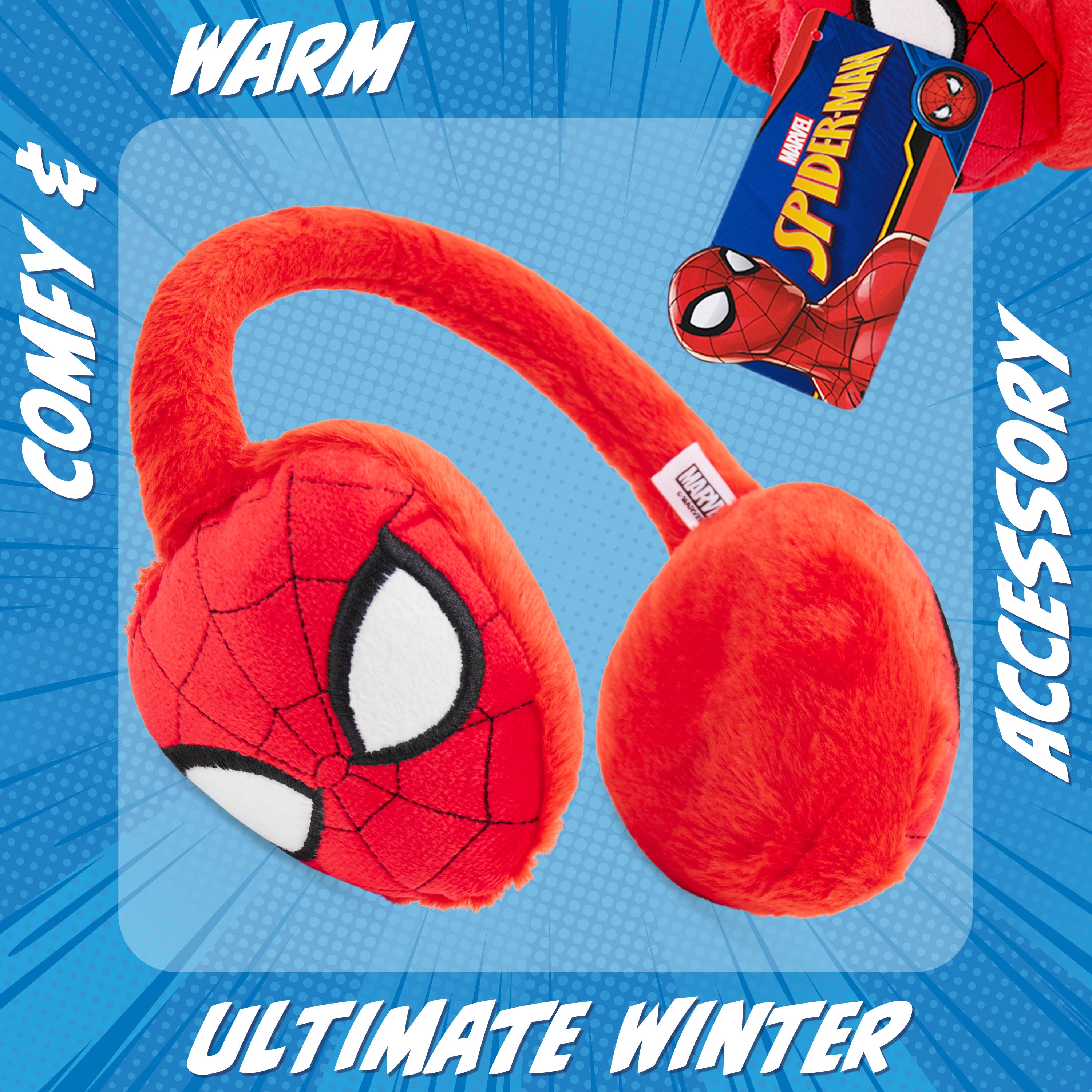 marvel-spiderman-cache-oreilles-enfant-doux-hiver image 4