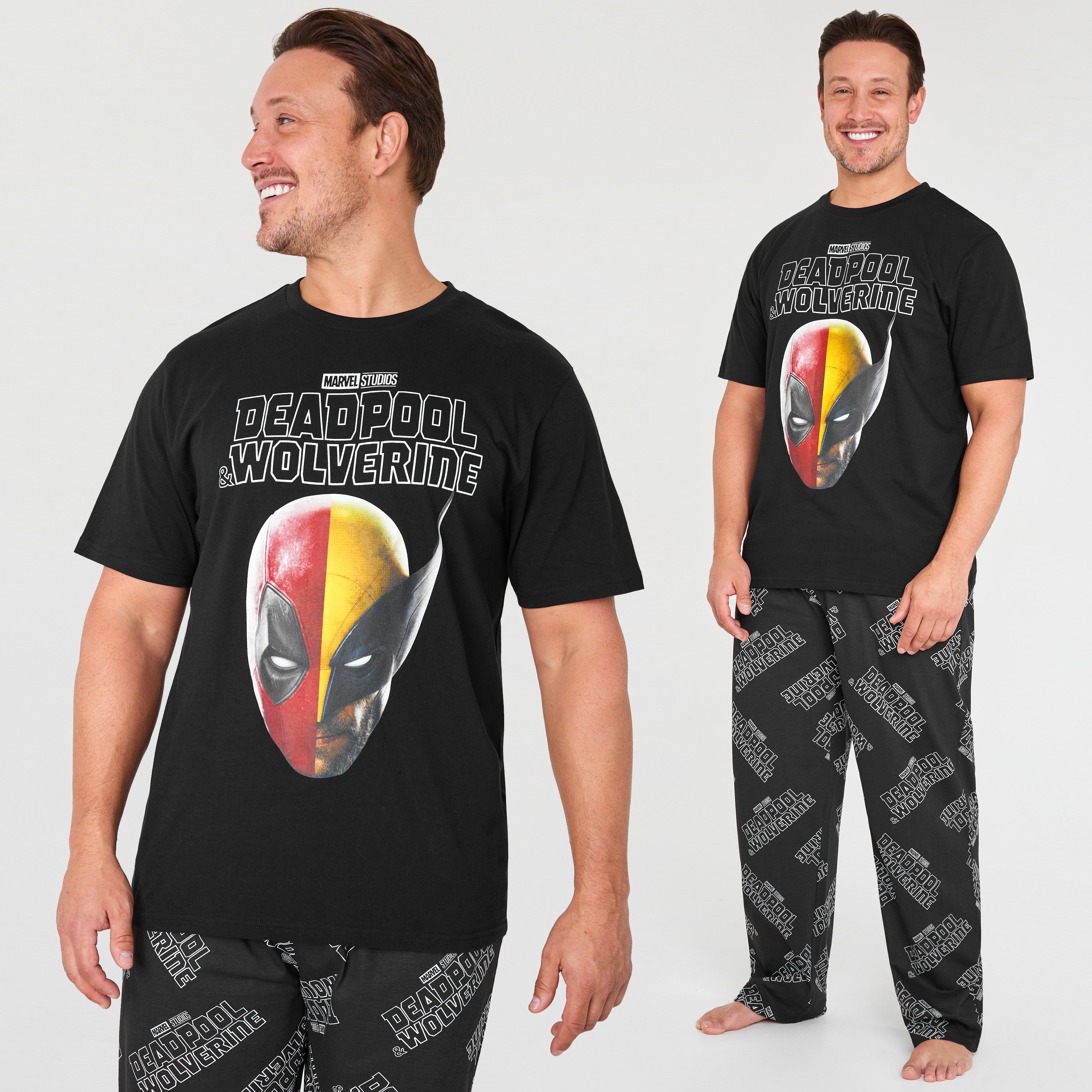 marvel-deadpool-wolverine-pyjama-homme-2-pi-ces-taille-m image 5
