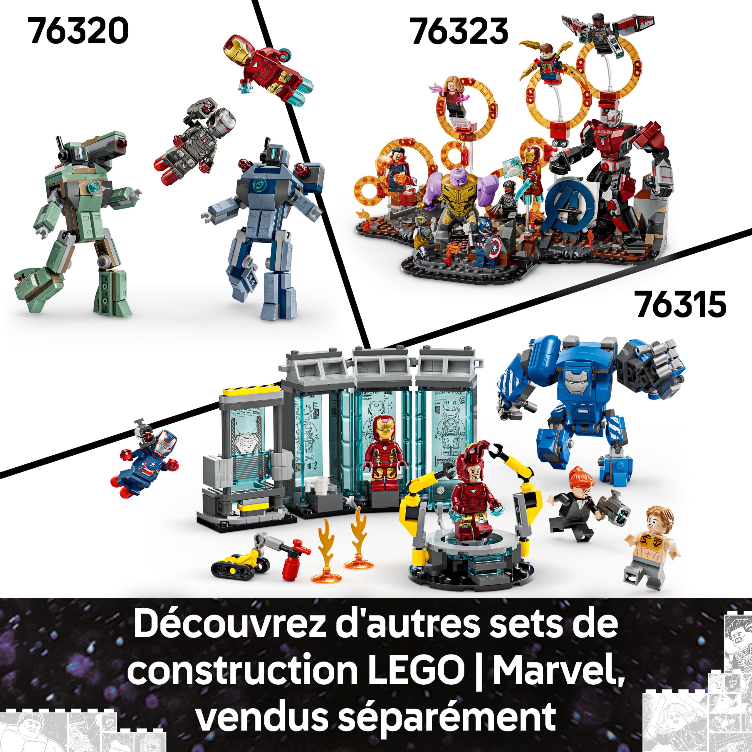 lego-marvel-76322-thor-contre-chitauri-jeu-construction-373-pi-ces image 7