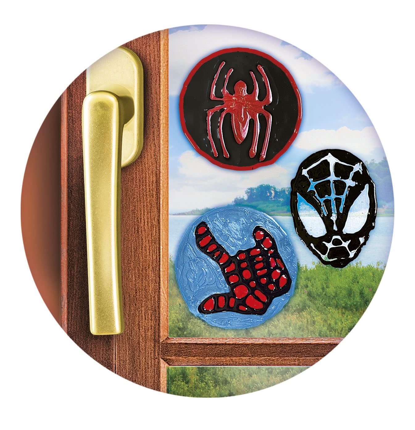 marvel-spiderman-kit-d-co-vitre-stickers-repositionnables-6-ans image 4