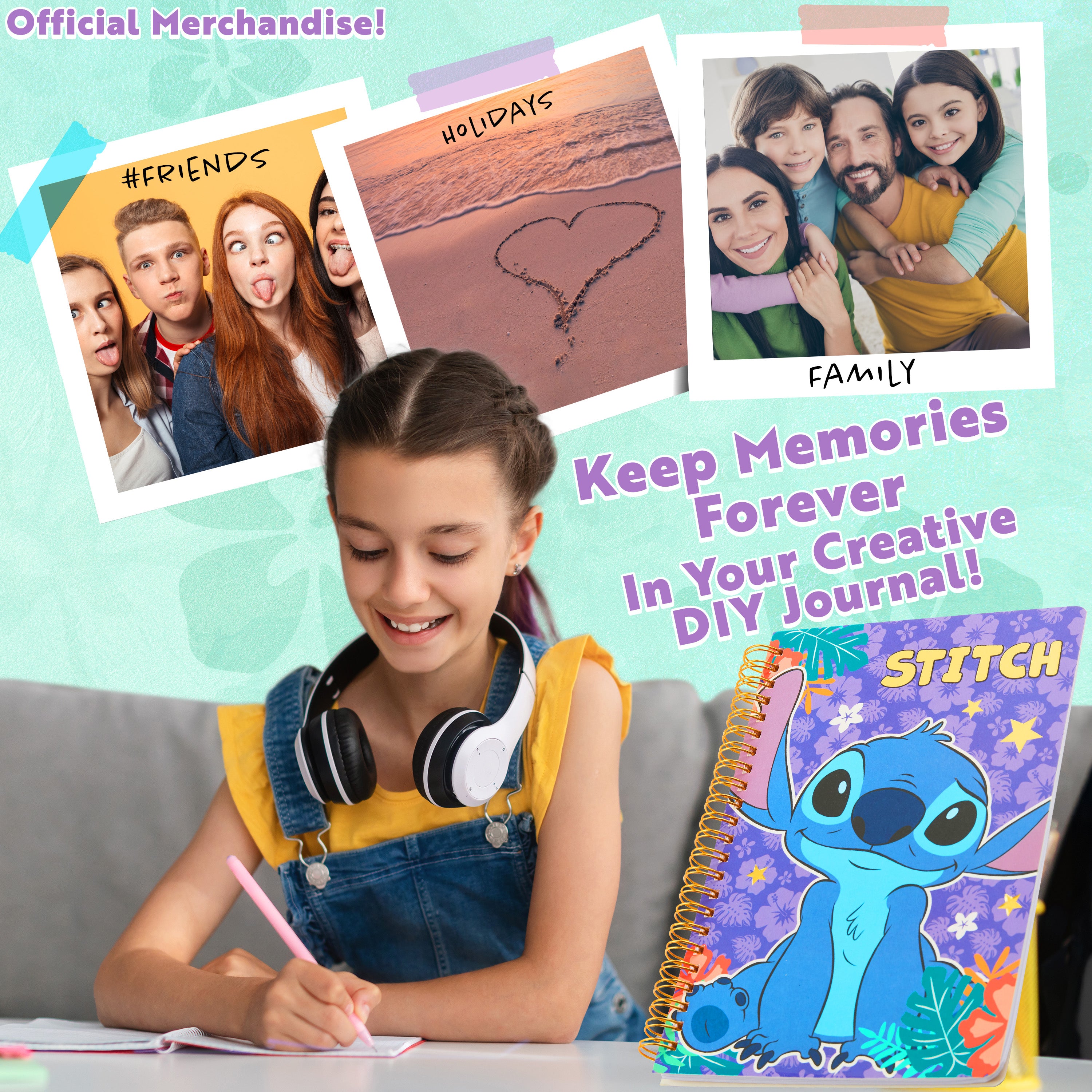 disney-stitch-kit-journal-diy-a5-stickers-et-stylos image 2