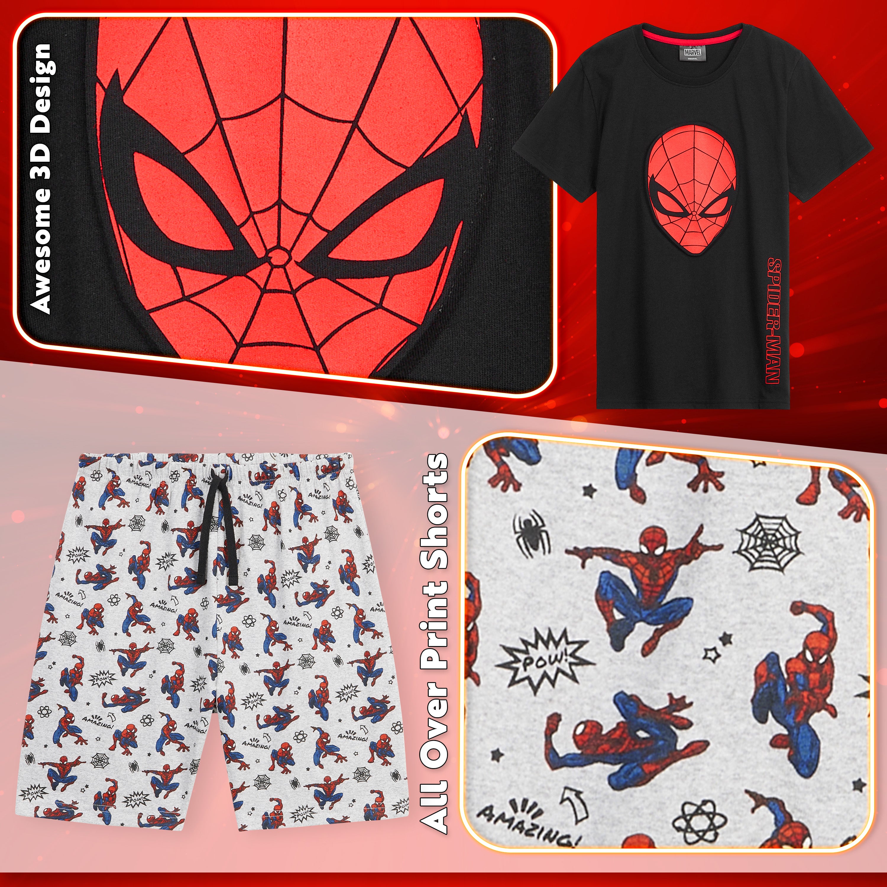 marvel-pyjama-gar-on-short-avengers-coton-9-10-ans image 5