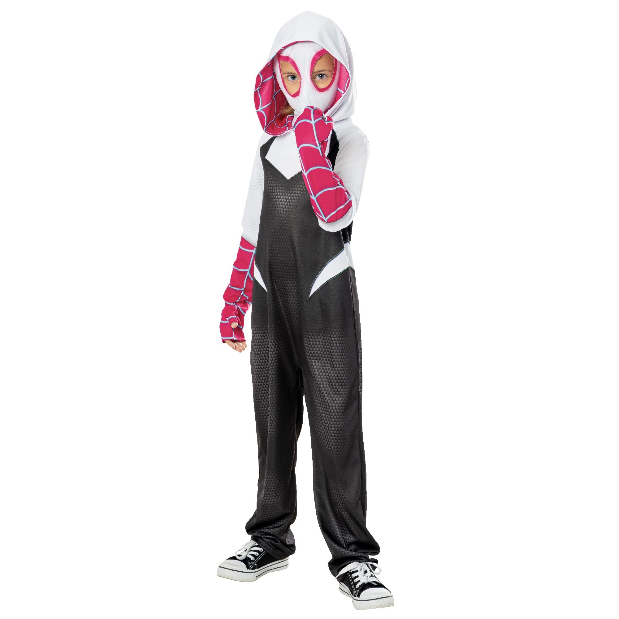 marvel-spider-gwen-spiderverse-d-guisement-fille-jumpsuit image 1