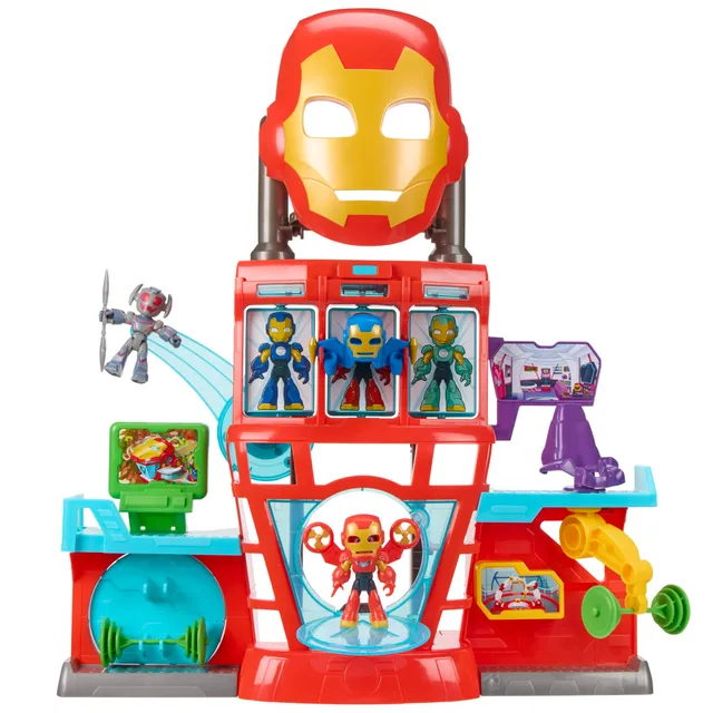 marvel-iron-man-awesome-friends-coffret-qg-iron-man-playset-1 image 1