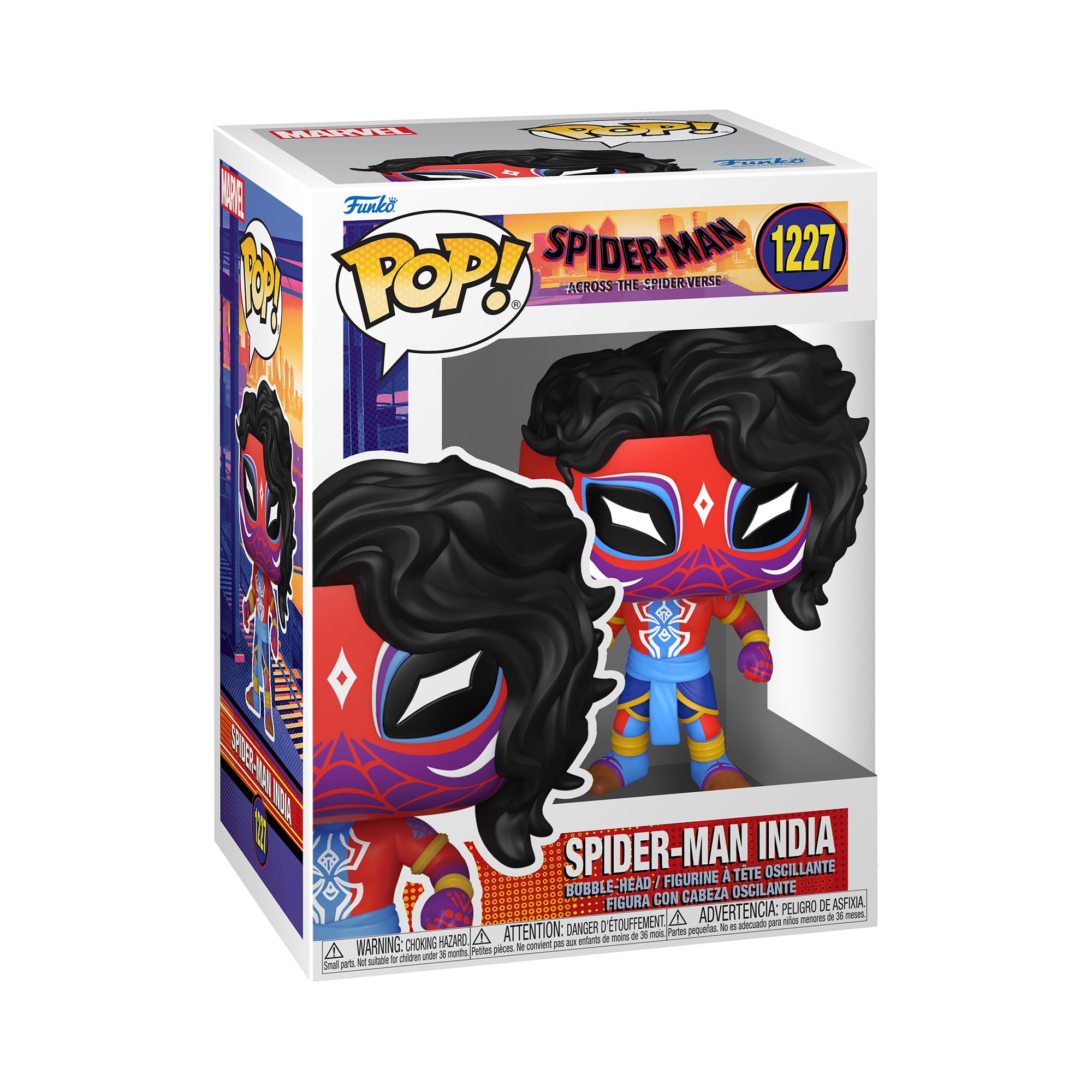 funko-pop-spider-verse-spider-man-india-figurine-vinyle-pavitr image 1