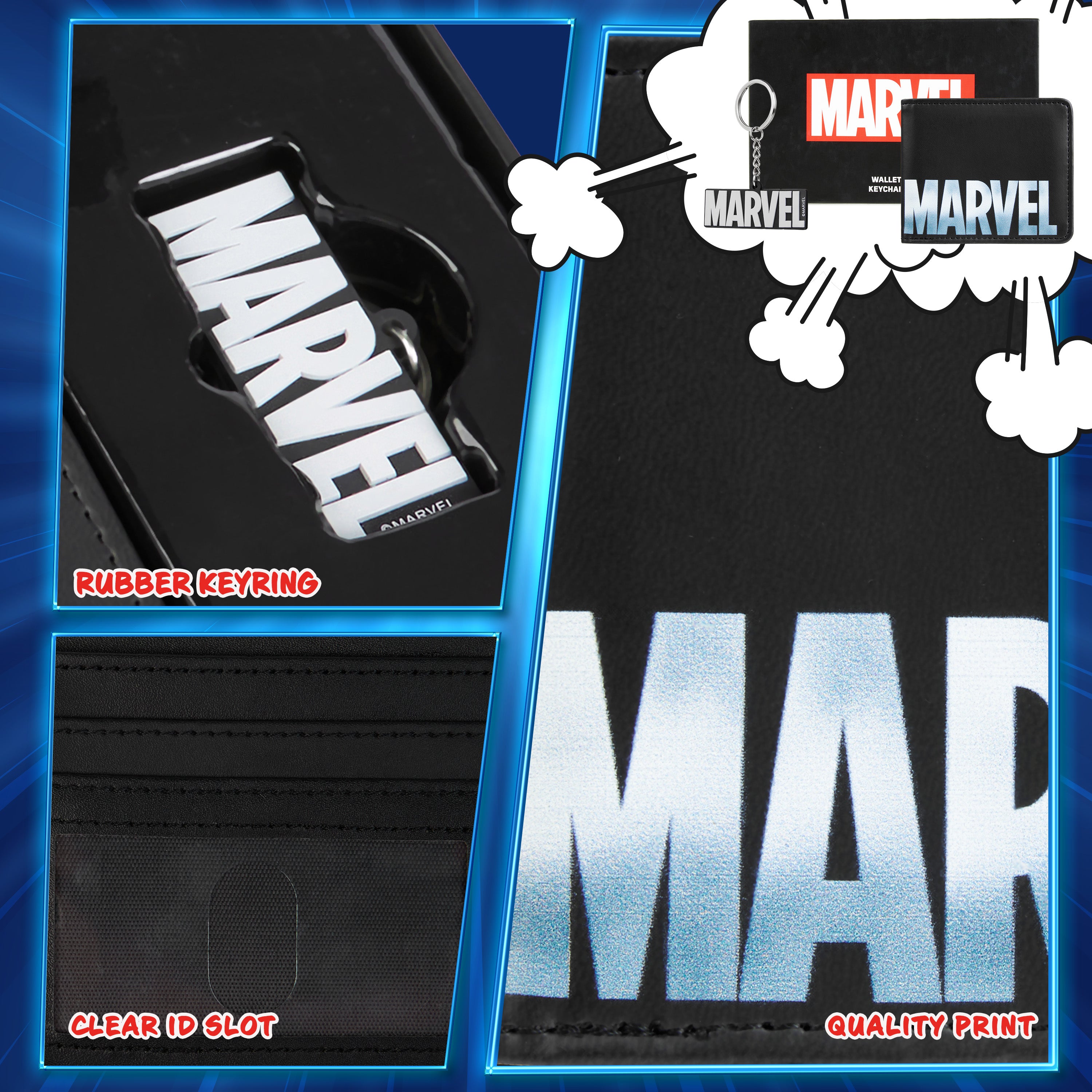 marvel-portefeuille-carte-homme-noir-porte-cl-s image 5