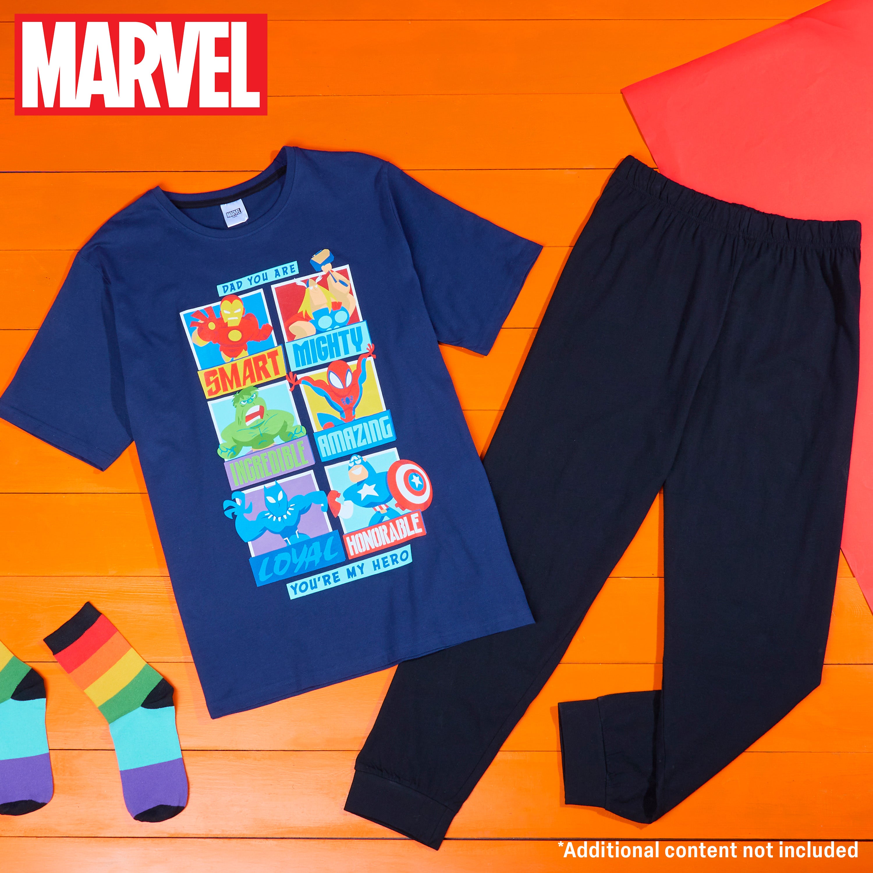 marvel-pyjama-homme-coton-2-pi-ces-t-shirt-pantalon image 2