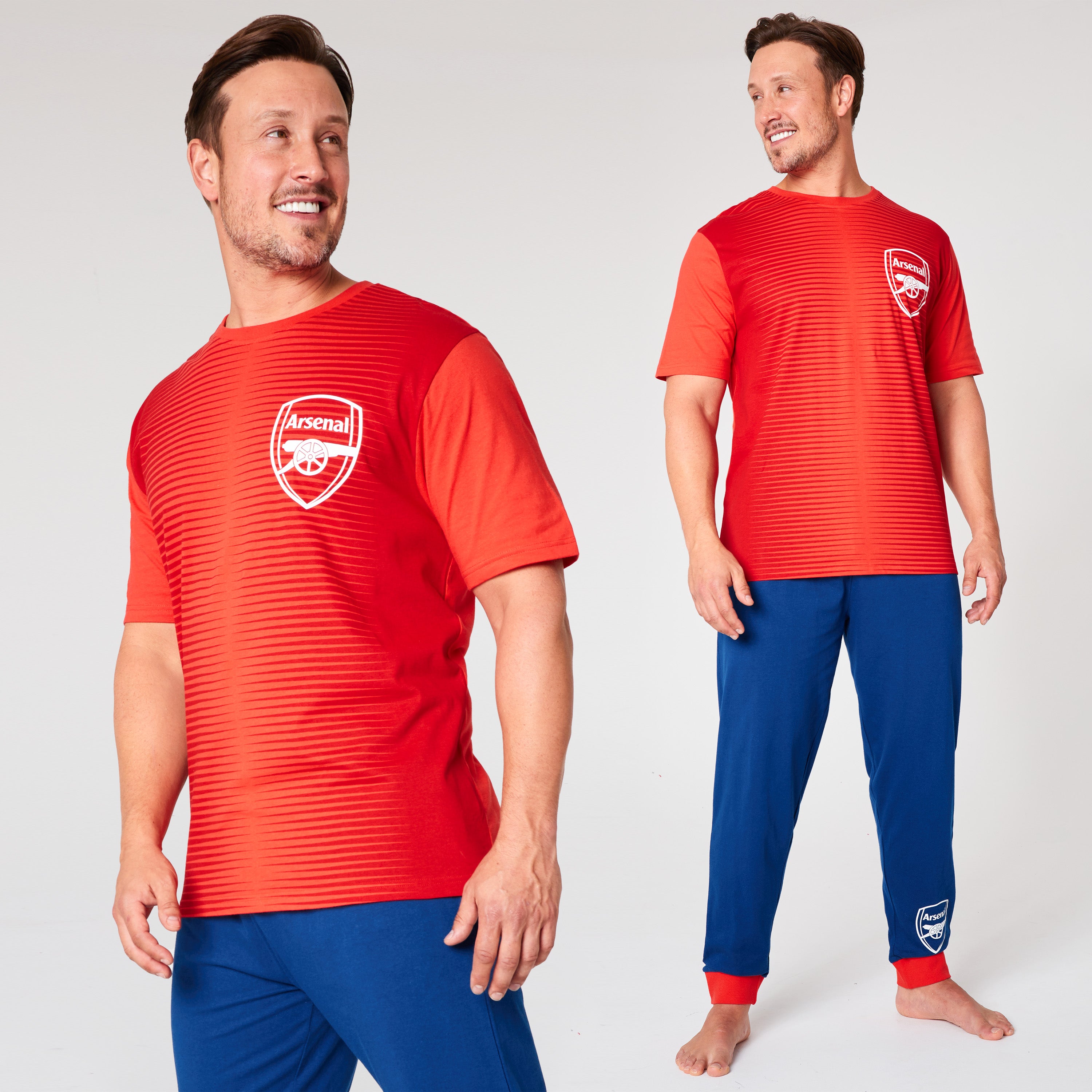 get-trend-arsenal-pyjama-homme-rouge-bleu-taille-m image 2