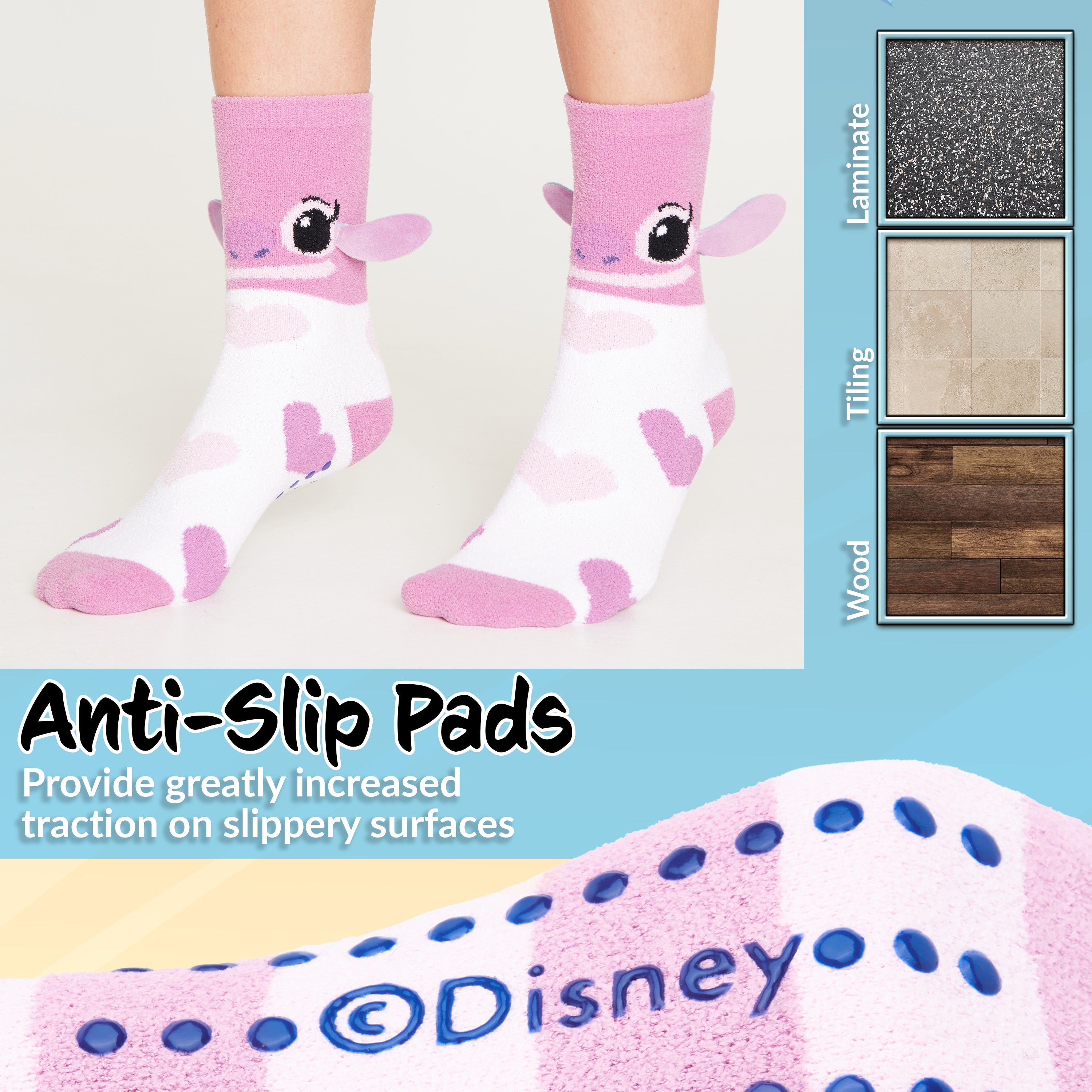 disney-stitch-chaussettes-pilou-femme-lot-de-2 image 5