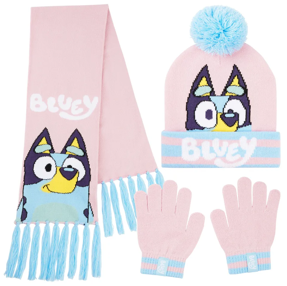 bluey-ensemble-bonnet-charpe-gants-enfant-taille-unique-hiver image 1