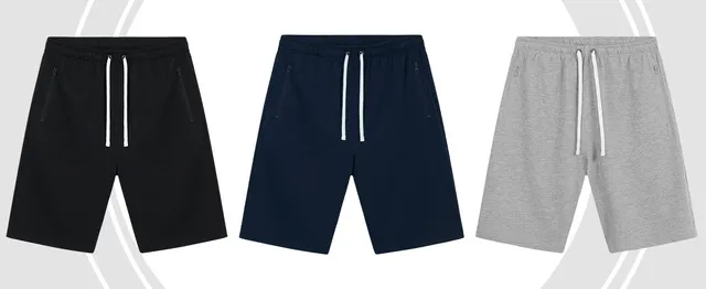 citycomfort-short-sport-homme-poches-zipp-es-noir-m image 1