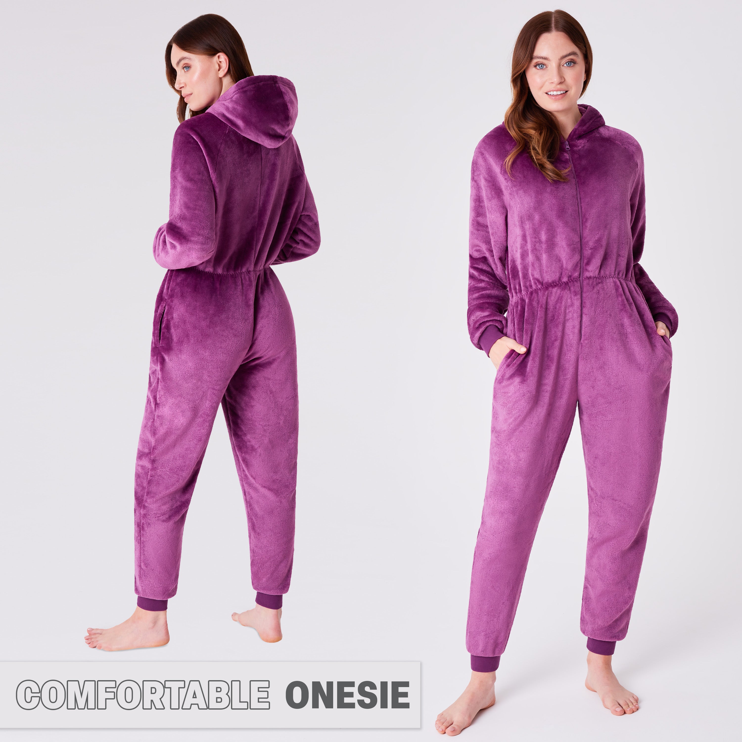 citycomfort-combinaison-pyjama-polaire-femme-capuche image 6