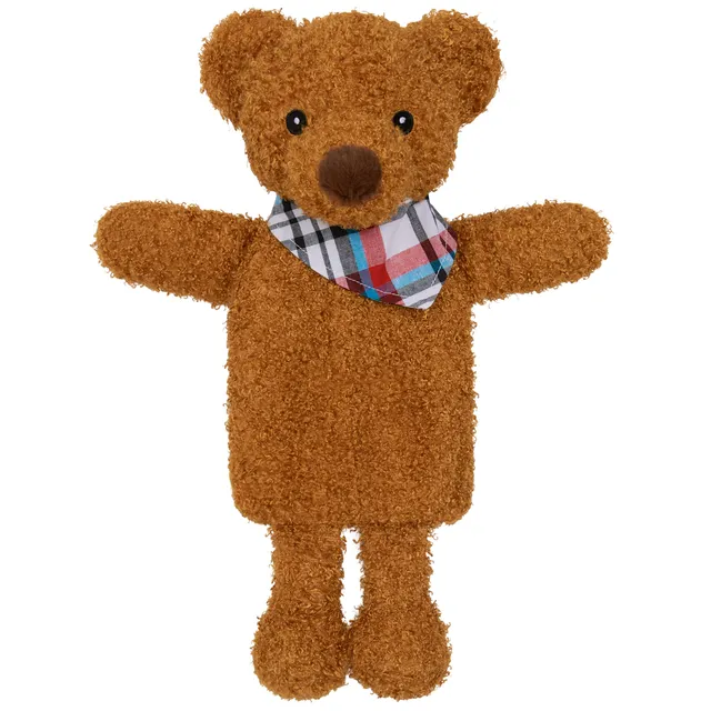 bouillotte-ours-teddy-housse-polaire-marron-1-l image 1