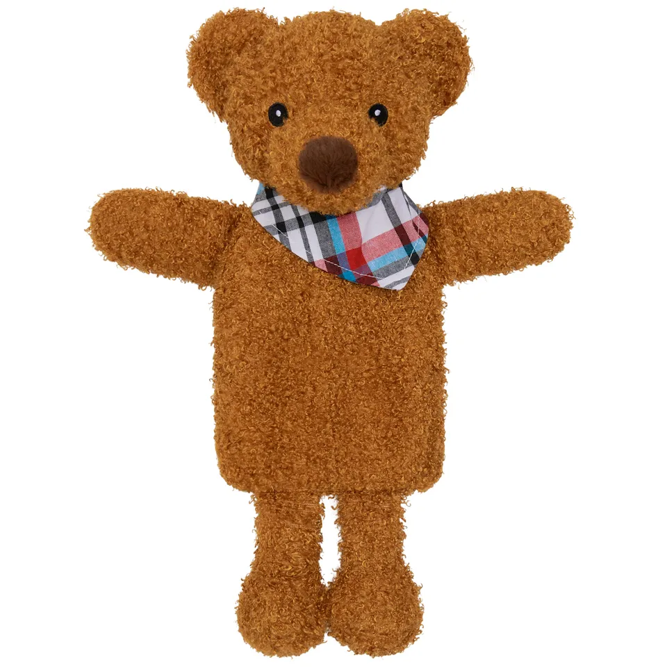 bouillotte-ours-teddy-housse-polaire-marron-1-l image 1